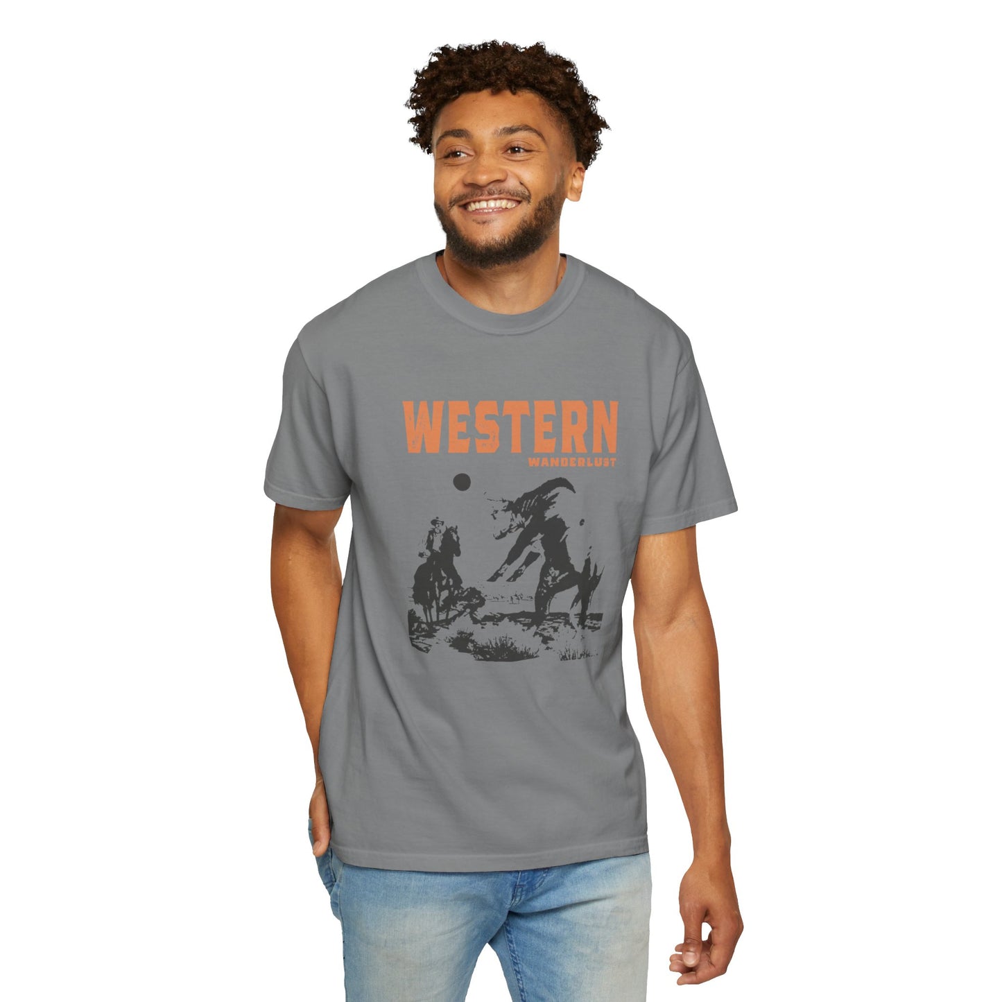 Western Wonderlust Unisex Garment-Dyed T-shirt