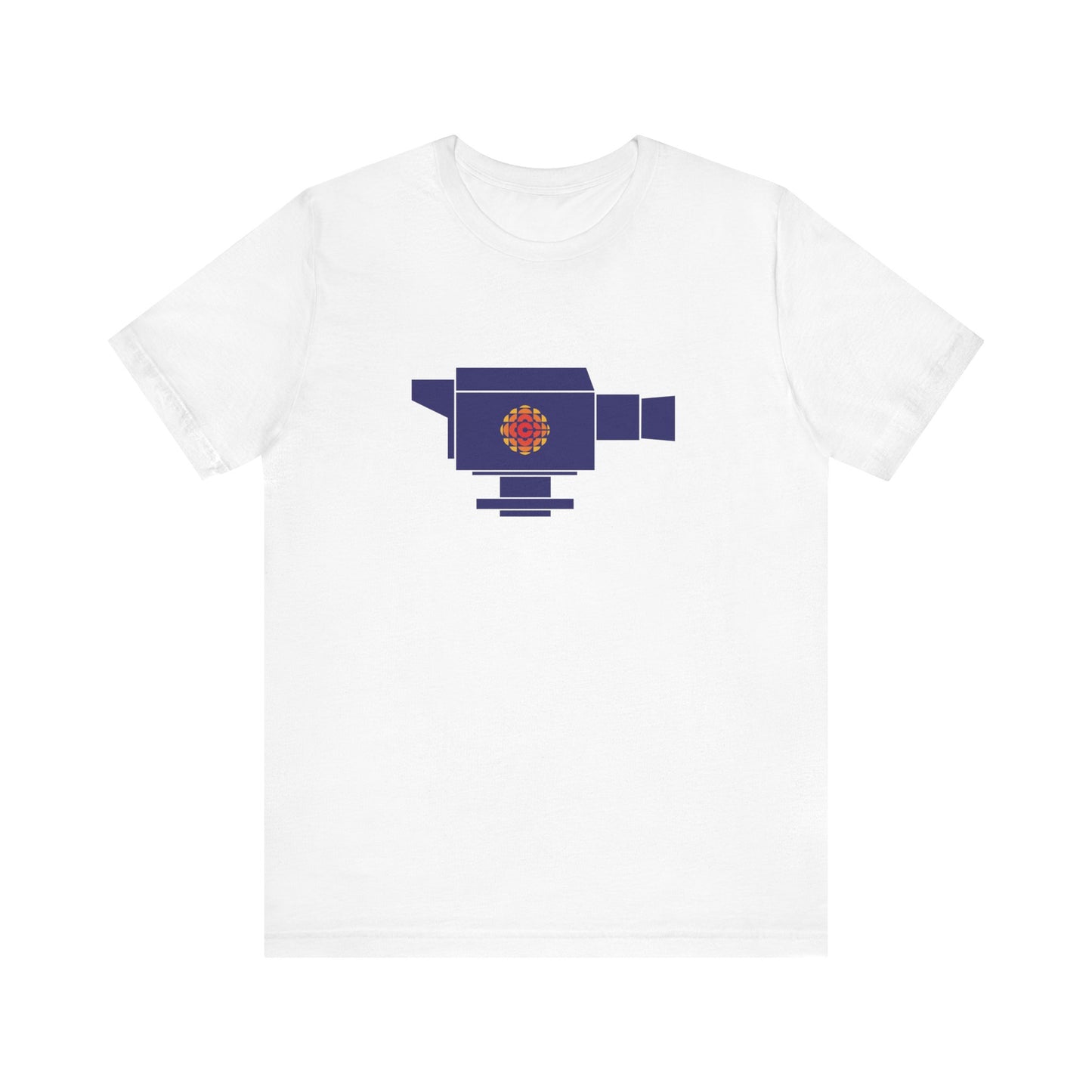 CBC Camera 1974 Retro Logo Unisex Jersey Short Sleeve Tee