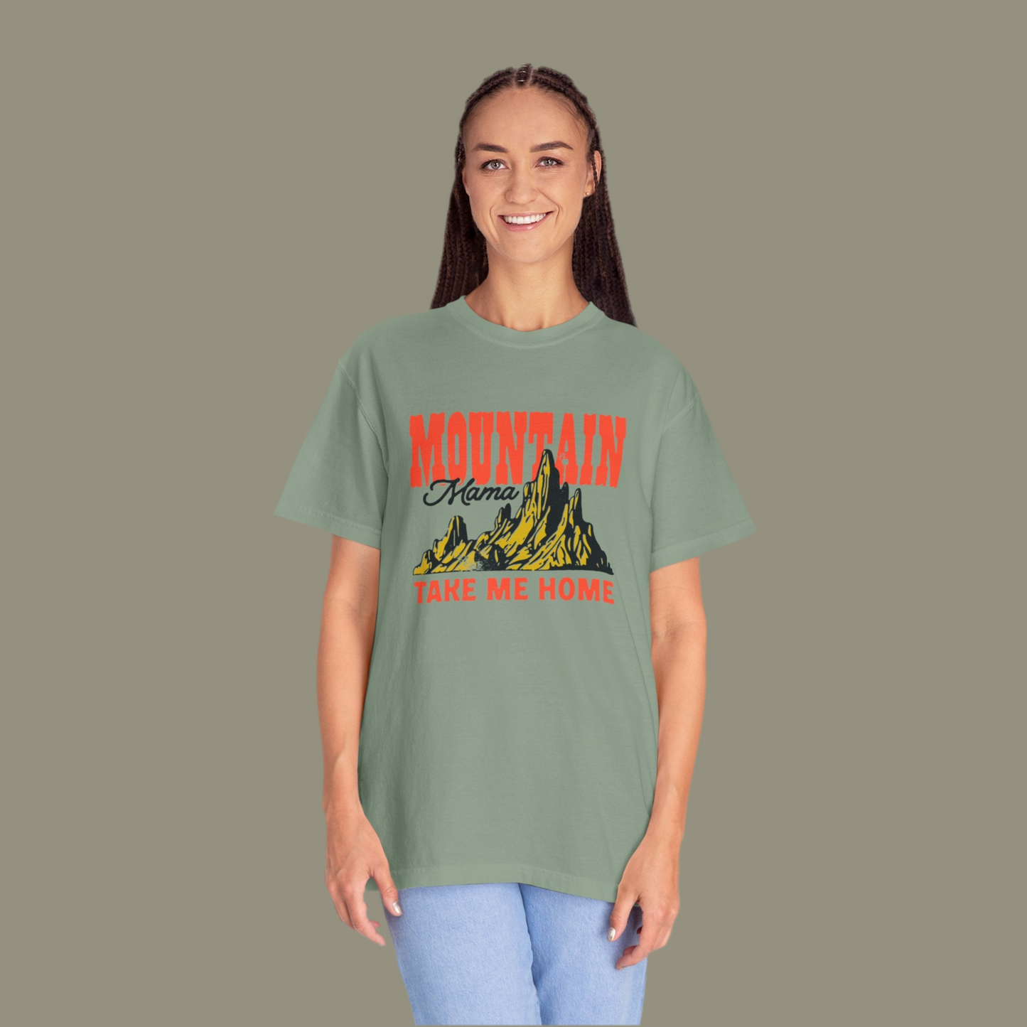 Mountain Mama Unisex Garment-Dyed T-shirt