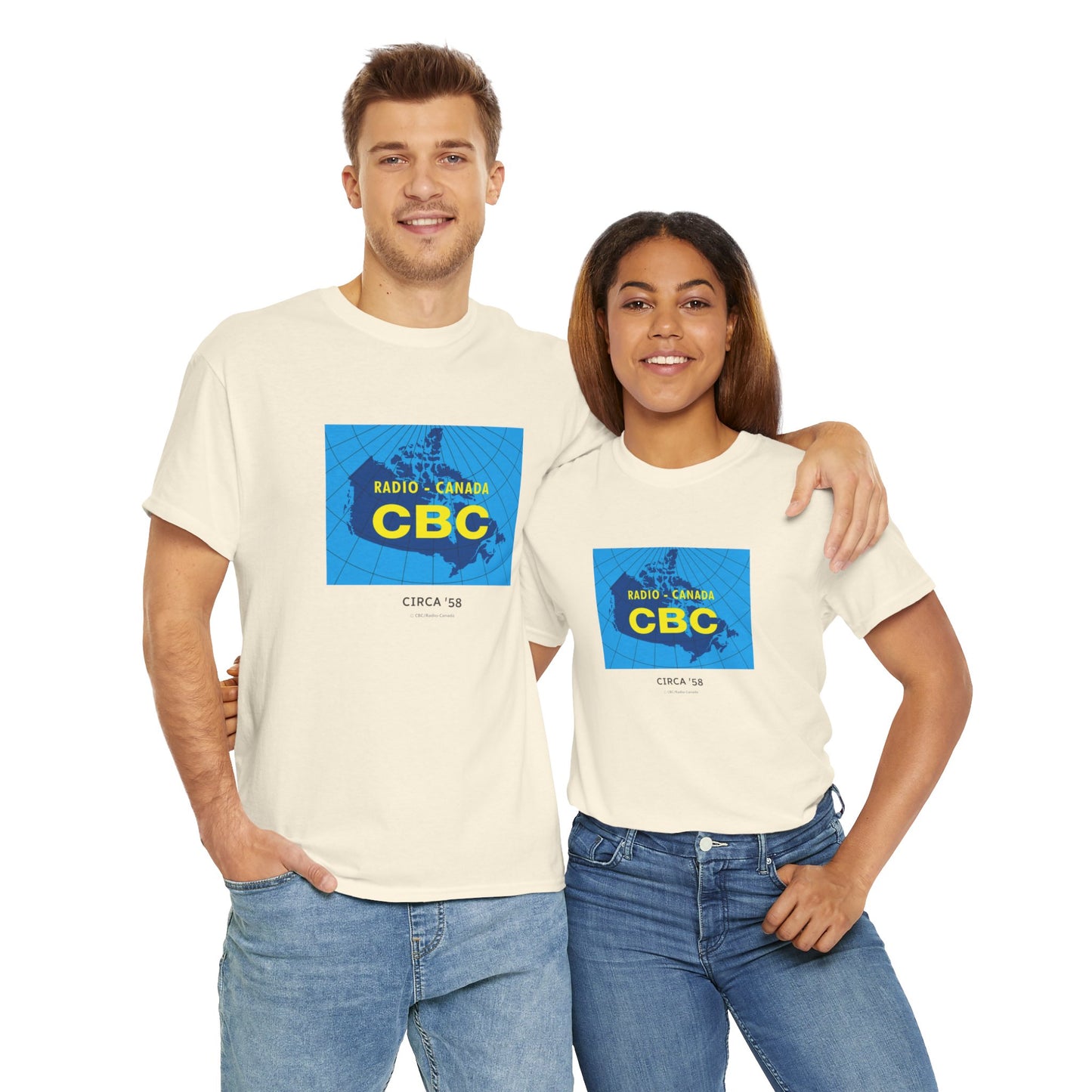 CBC 1958 Retro Logo Unisex Heavy Cotton Tee