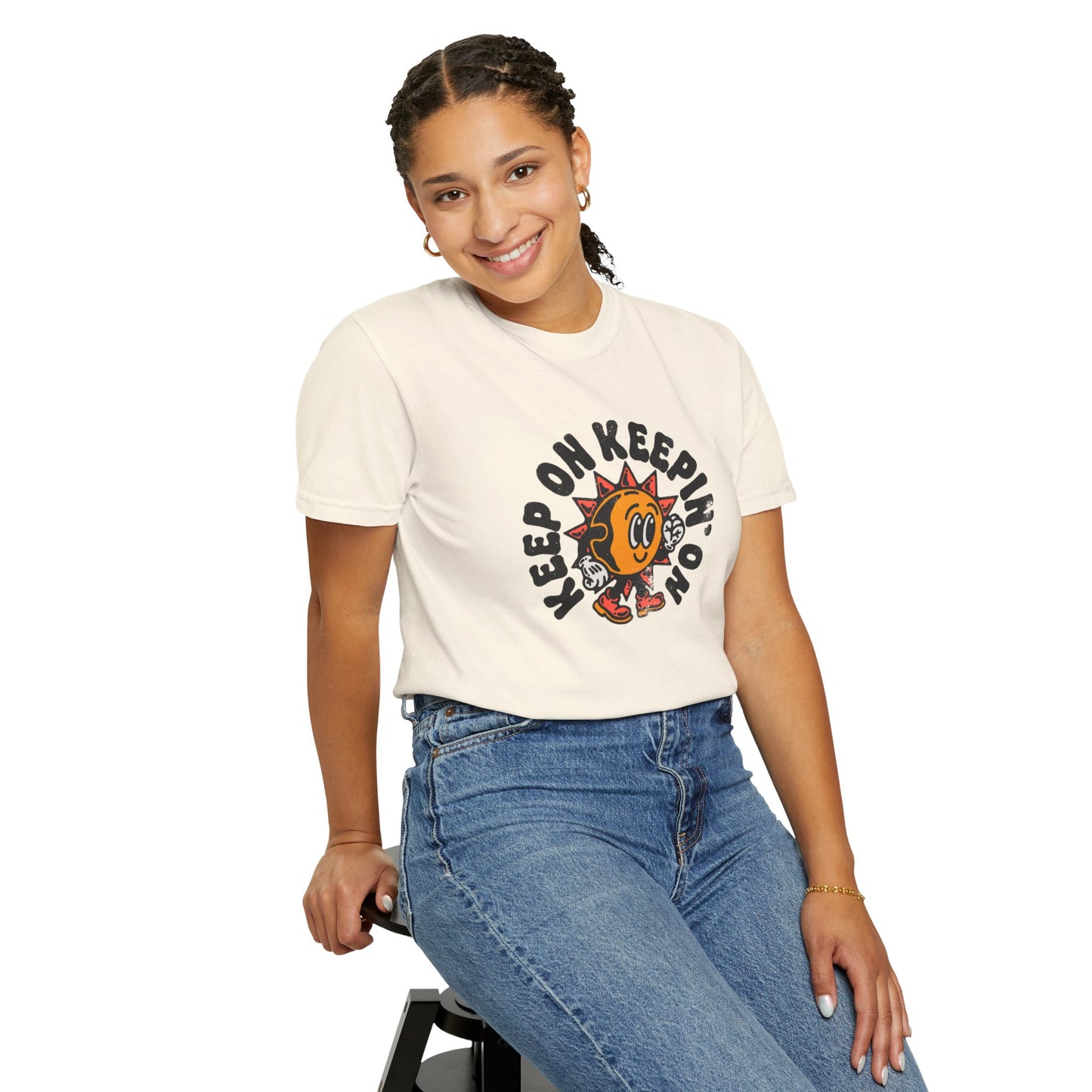 Keep On Keepin'on Unisex Garment-Dyed T-shirt