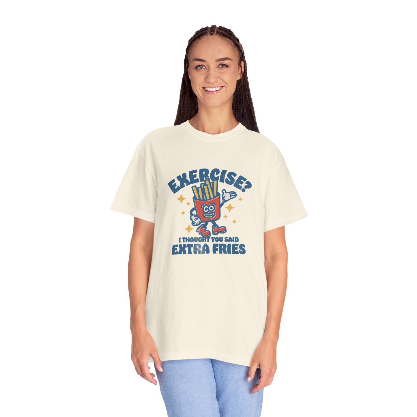 Exercise? Unisex Garment-Dyed T-shirt