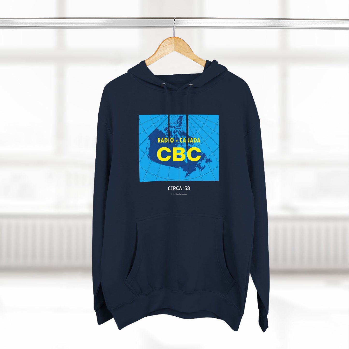 CBC 1958 Retro Logo Three-Panel Fleece Hoodie