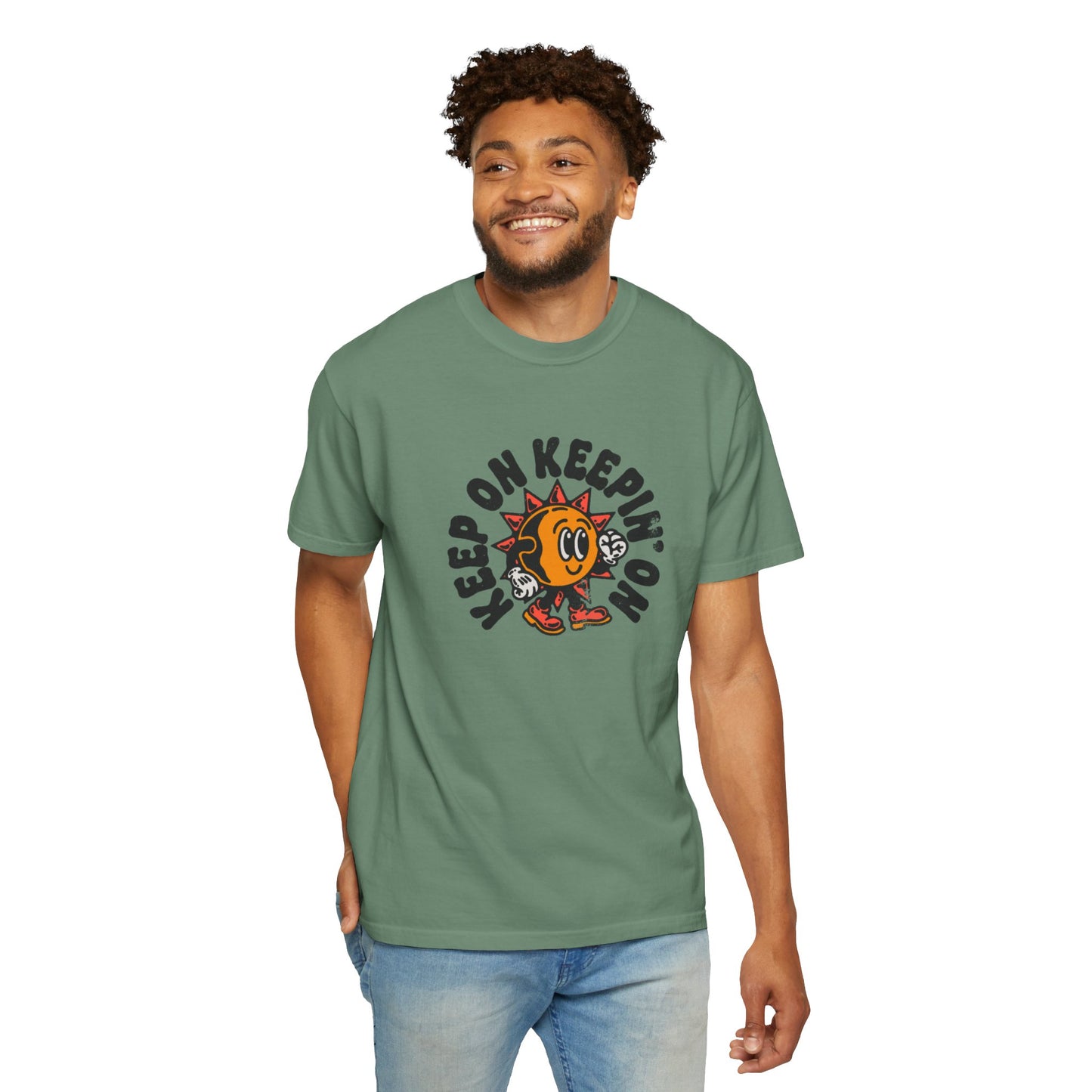 Keep On Keepin'on Unisex Garment-Dyed T-shirt