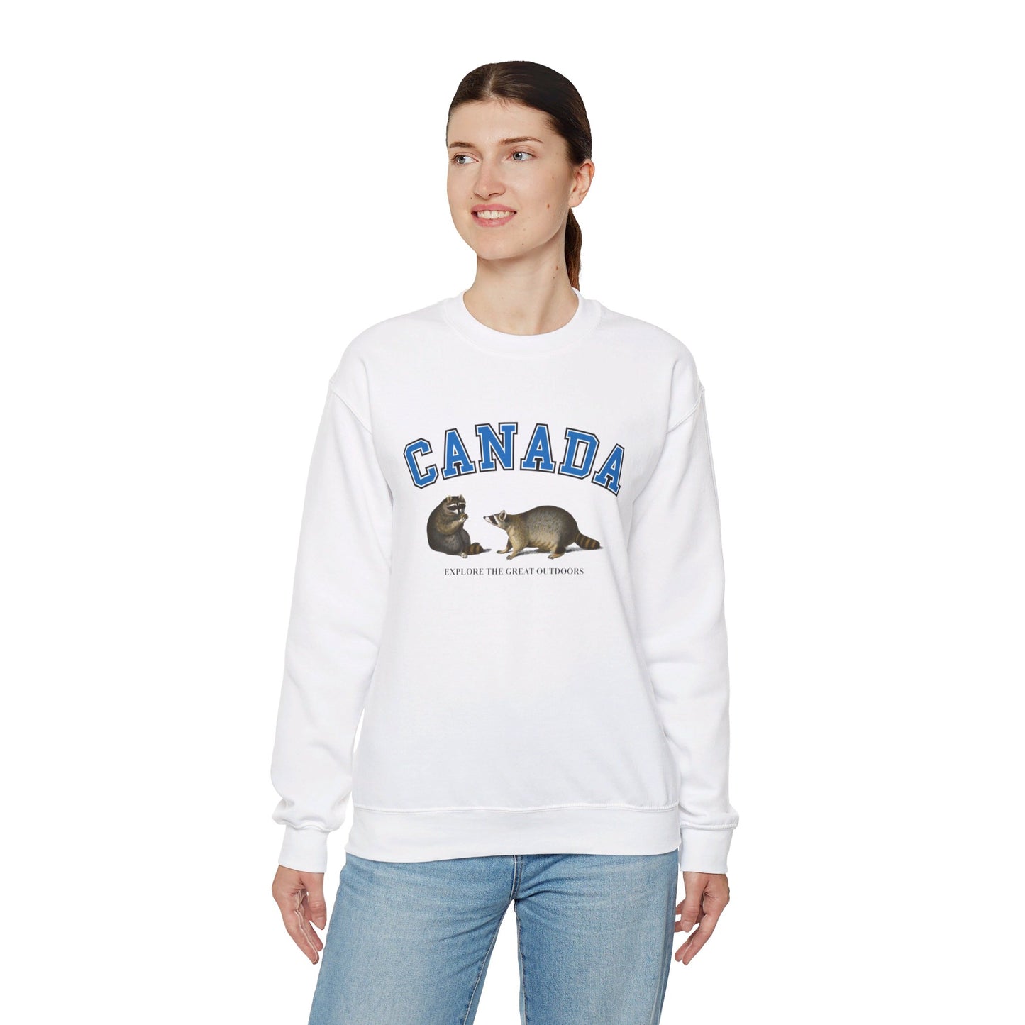 Canada Raccoon Unisex Heavy Blend™ Crewneck Sweatshirt