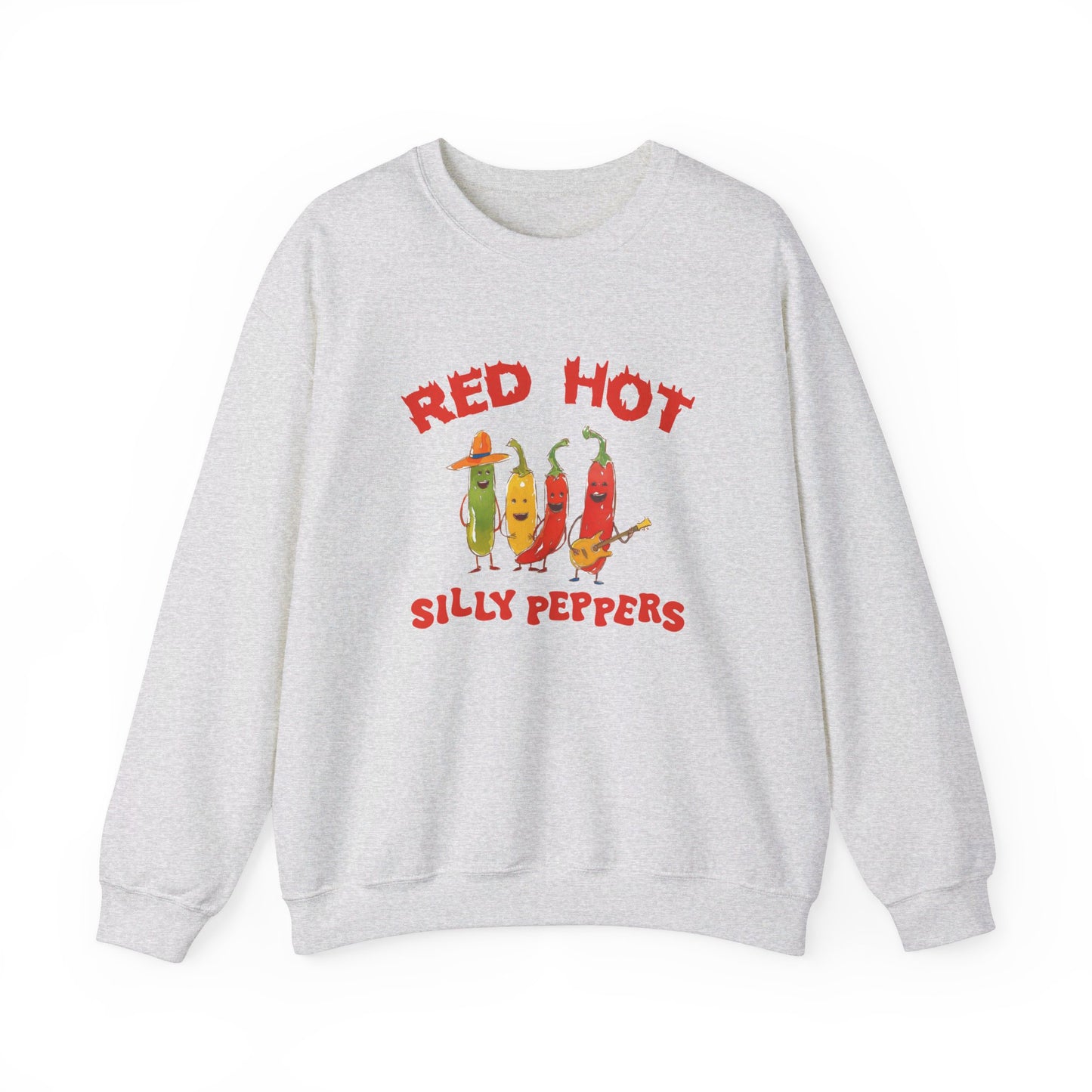 Red Hot Silly Peppers Unisex Heavy Blend™ Crewneck Sweatshirt