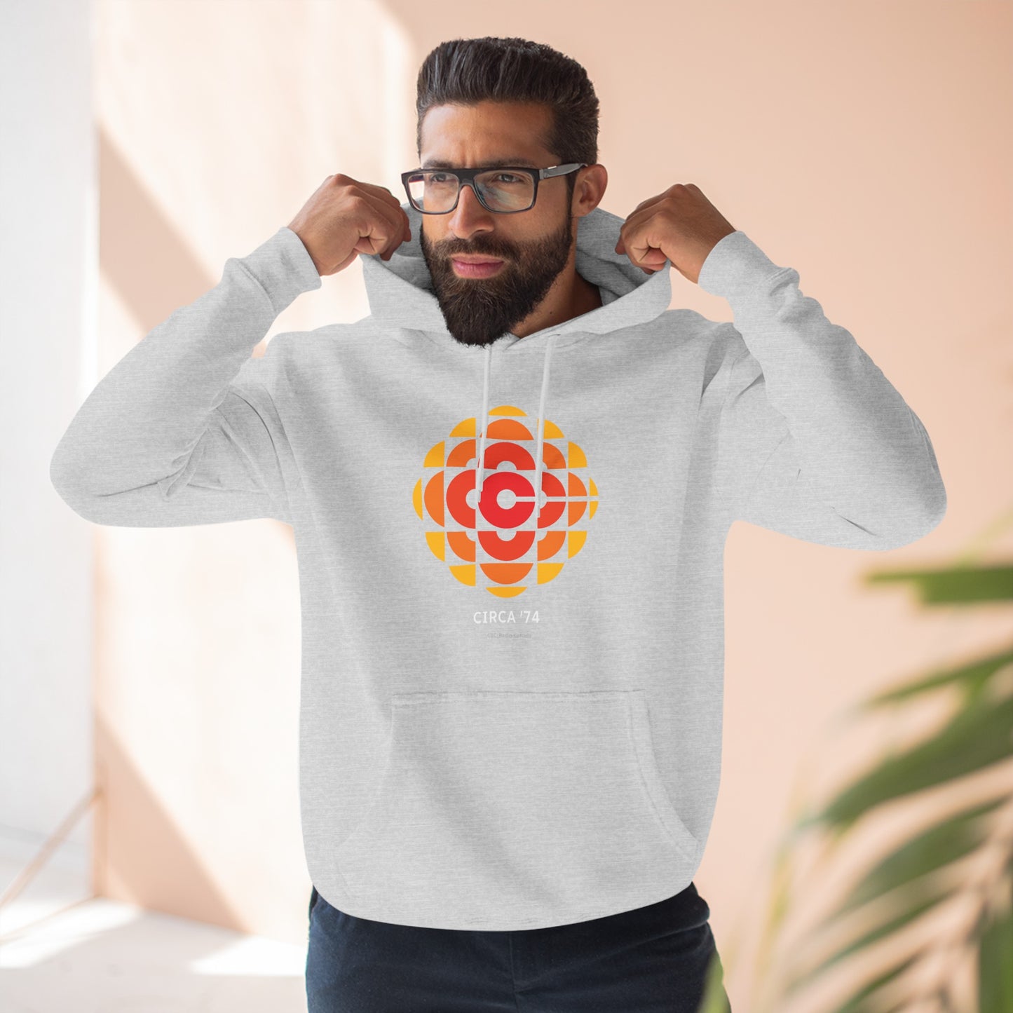 CBC 1974 Retro Logo Three-Panel Fleece Hoodie