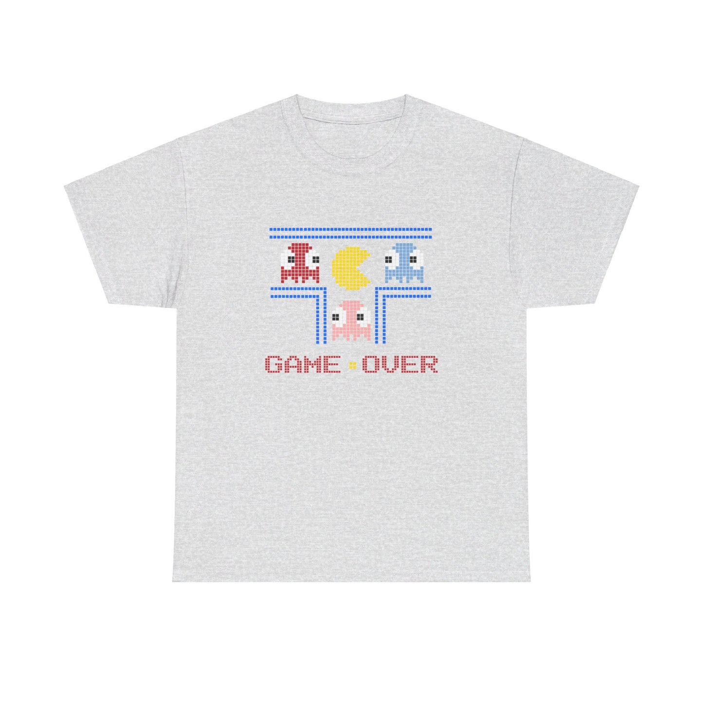 Game Over Retro Gaming Unisex Heavy Cotton Tee