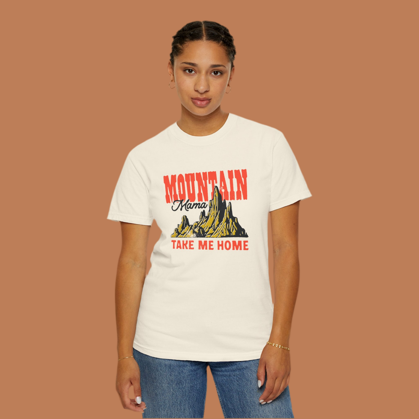 Mountain Mama Unisex Garment-Dyed T-shirt