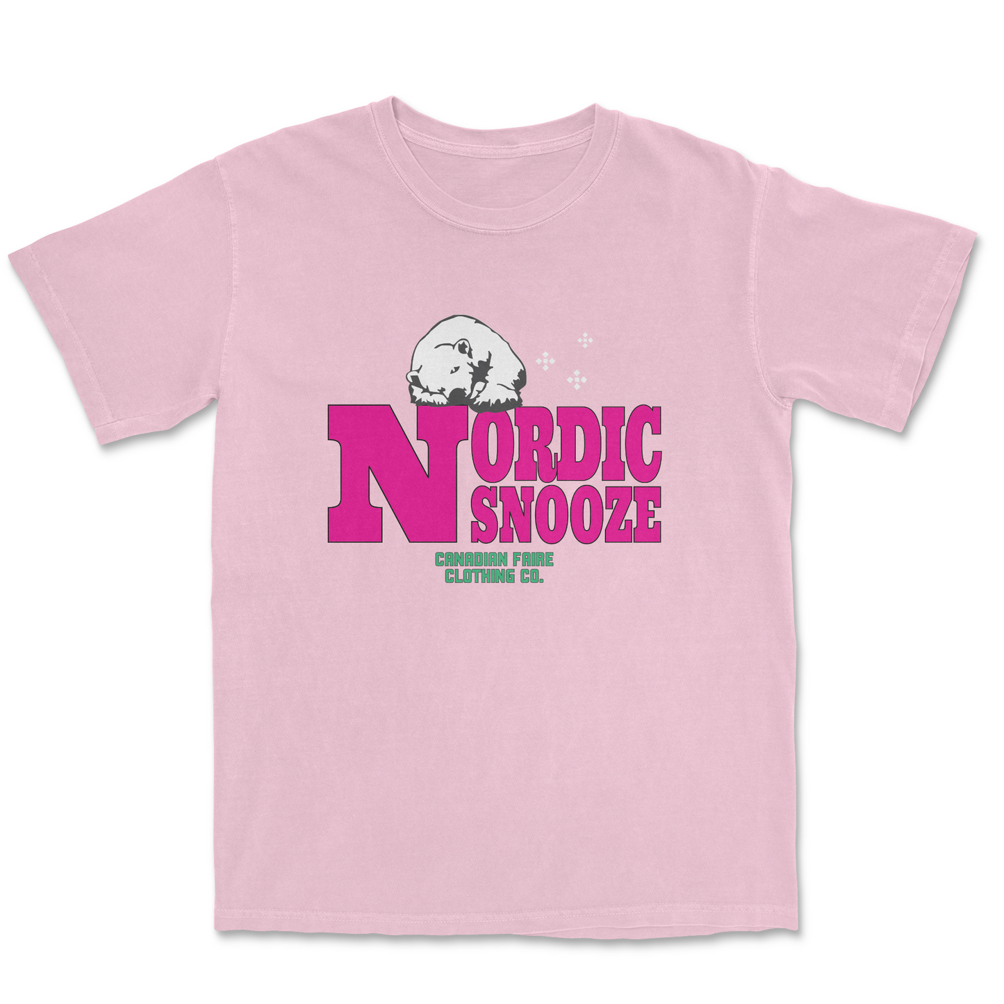 Nordic Snooze Polar Bear T-shirt