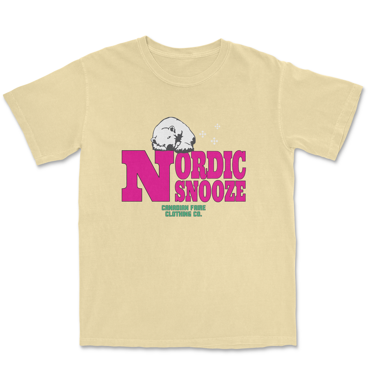 Nordic Snooze Polar Bear T-shirt