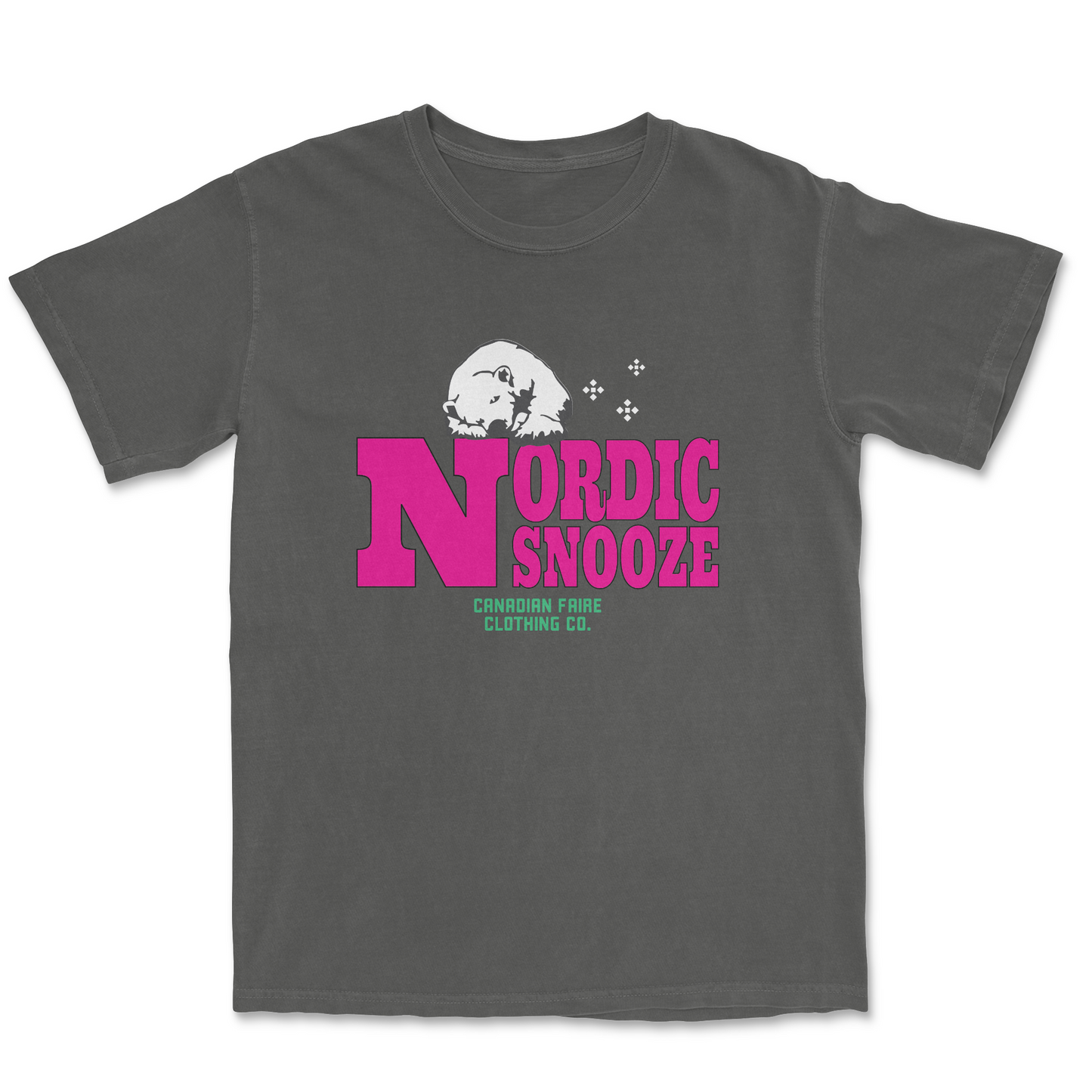 Nordic Snooze Polar Bear T-shirt