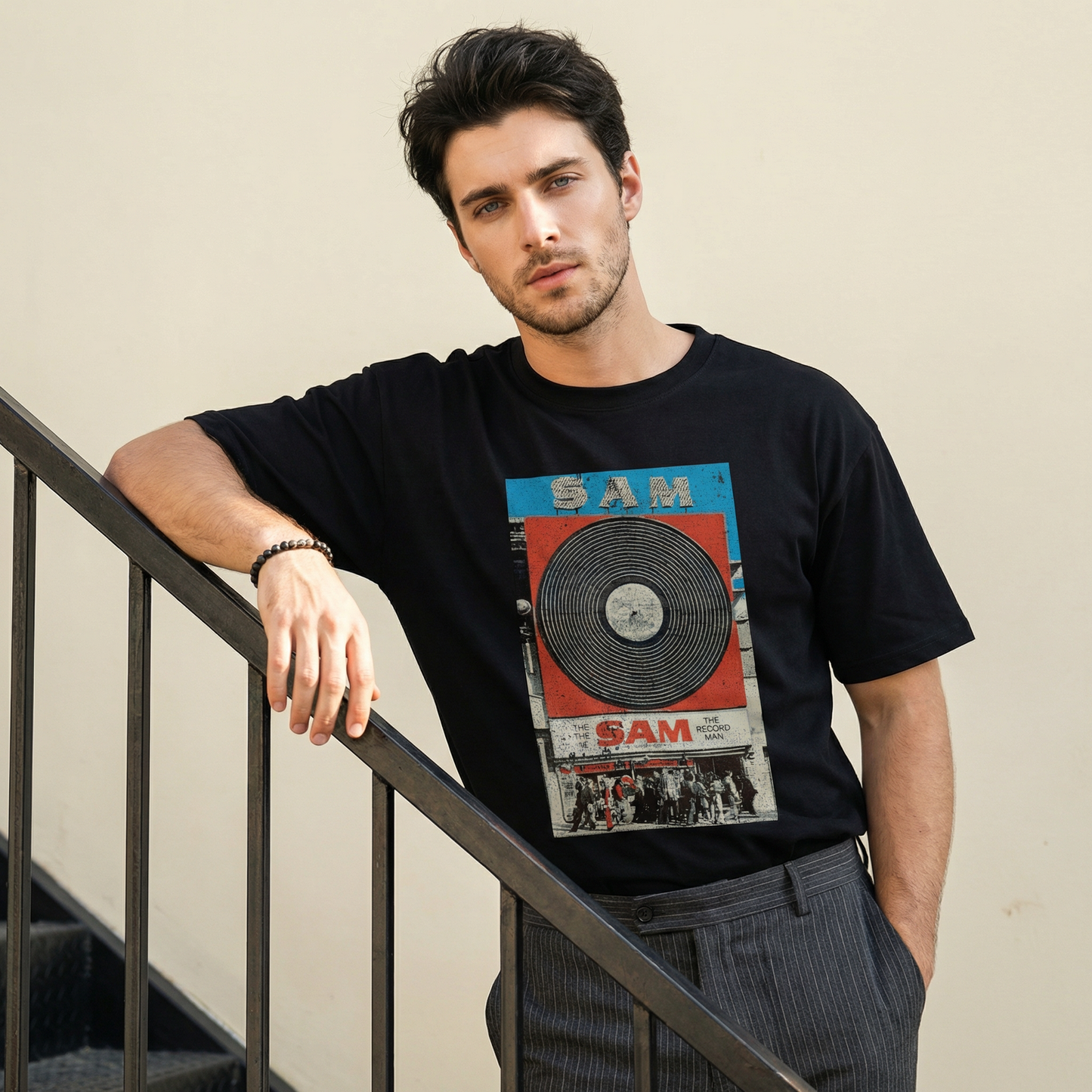 Sam The Record Man Made In Canada Fine Jersey Tee