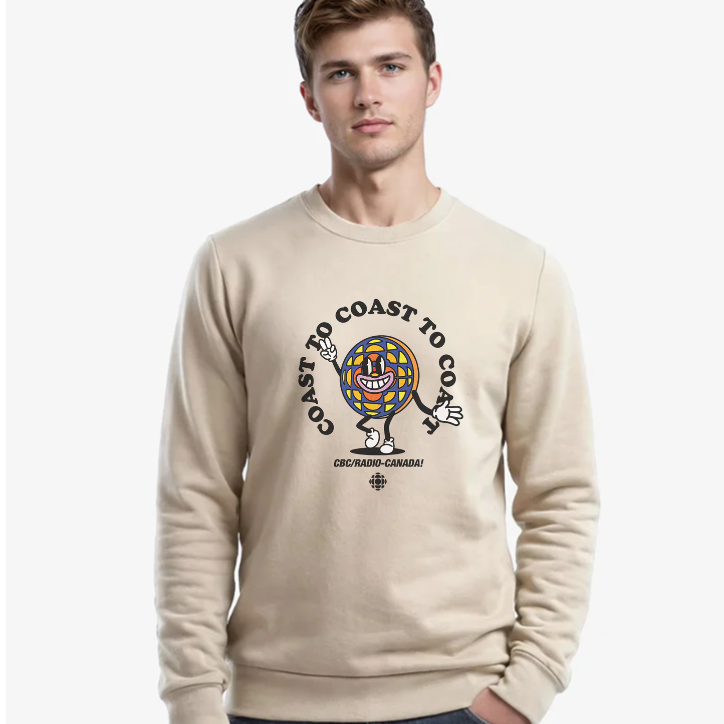 Larry The Logo Throwback 50/50 Poly Cotton Unisex Sweater