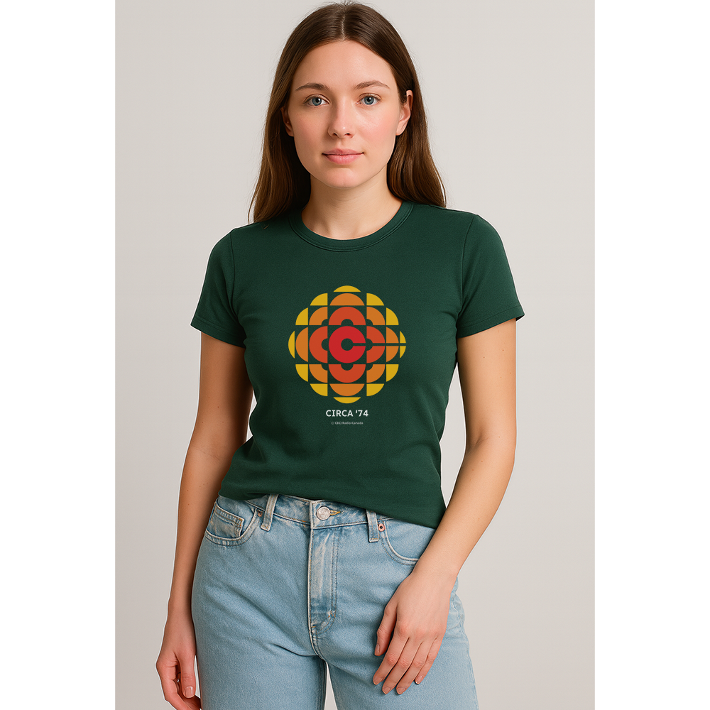 CBC Vintage 1974 Logo Women's Baby Rib T-shirt