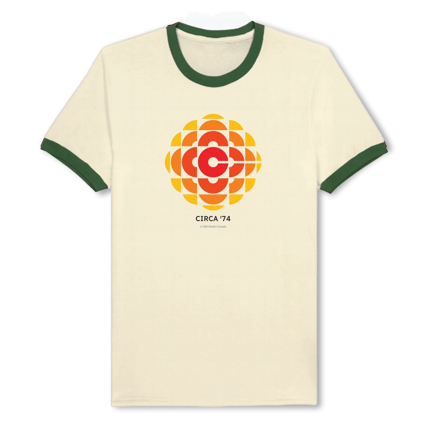 CBC 1974 Retro Logo Unisex Cotton Ringer T-Shirt