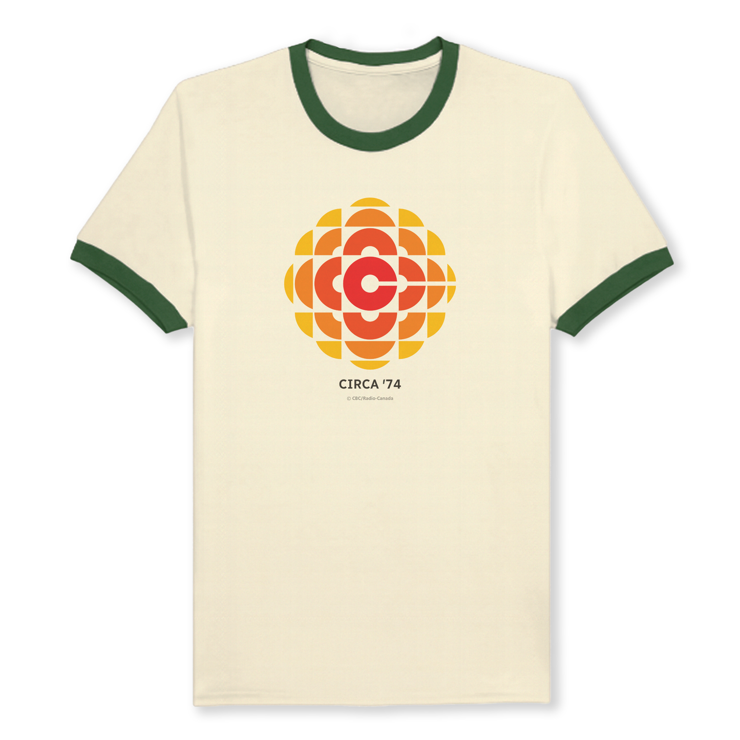 CBC 1974 Retro Logo Unisex Cotton Ringer T-Shirt