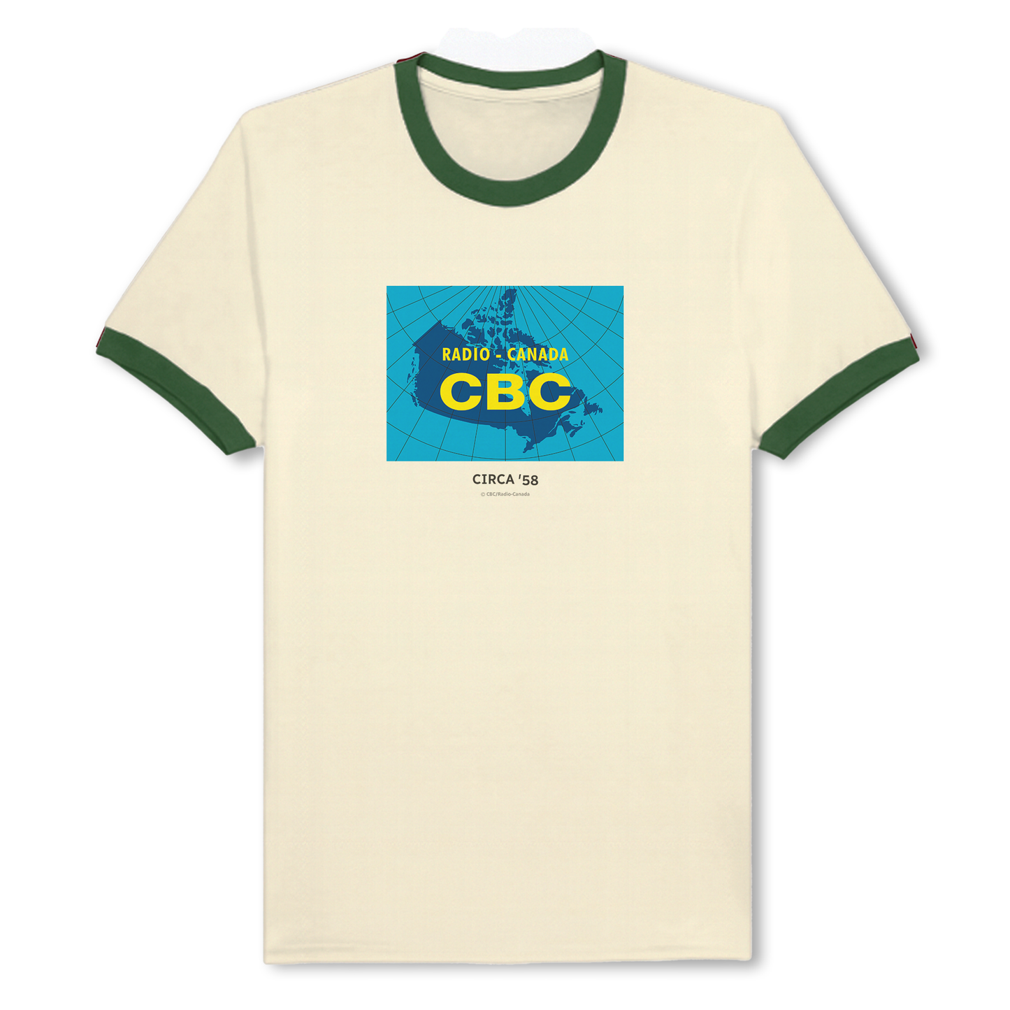 CBC 1958 Retro Logo Unisex Cotton Ringer T-Shirt