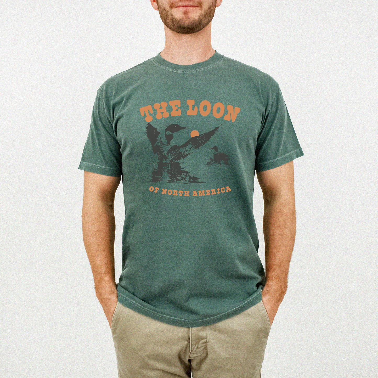 The Loon Of North America Unisex Garment-Dyed T-shirt