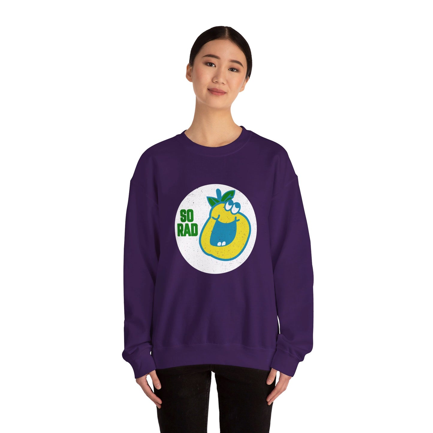 So Rad Retro Charachter Mascot Unisex Heavy Blend™ Crewneck Sweatshirt