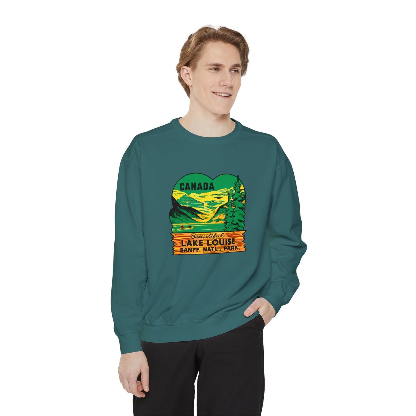 Canada Lake Louise Unisex Garment-Dyed Sweatshirt