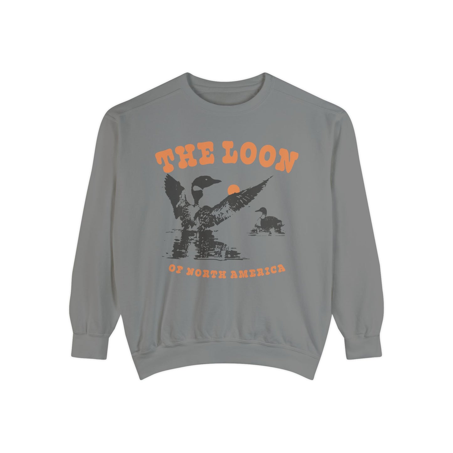 The Loon Of North America Unisex Garment-Dyed Sweatshirt