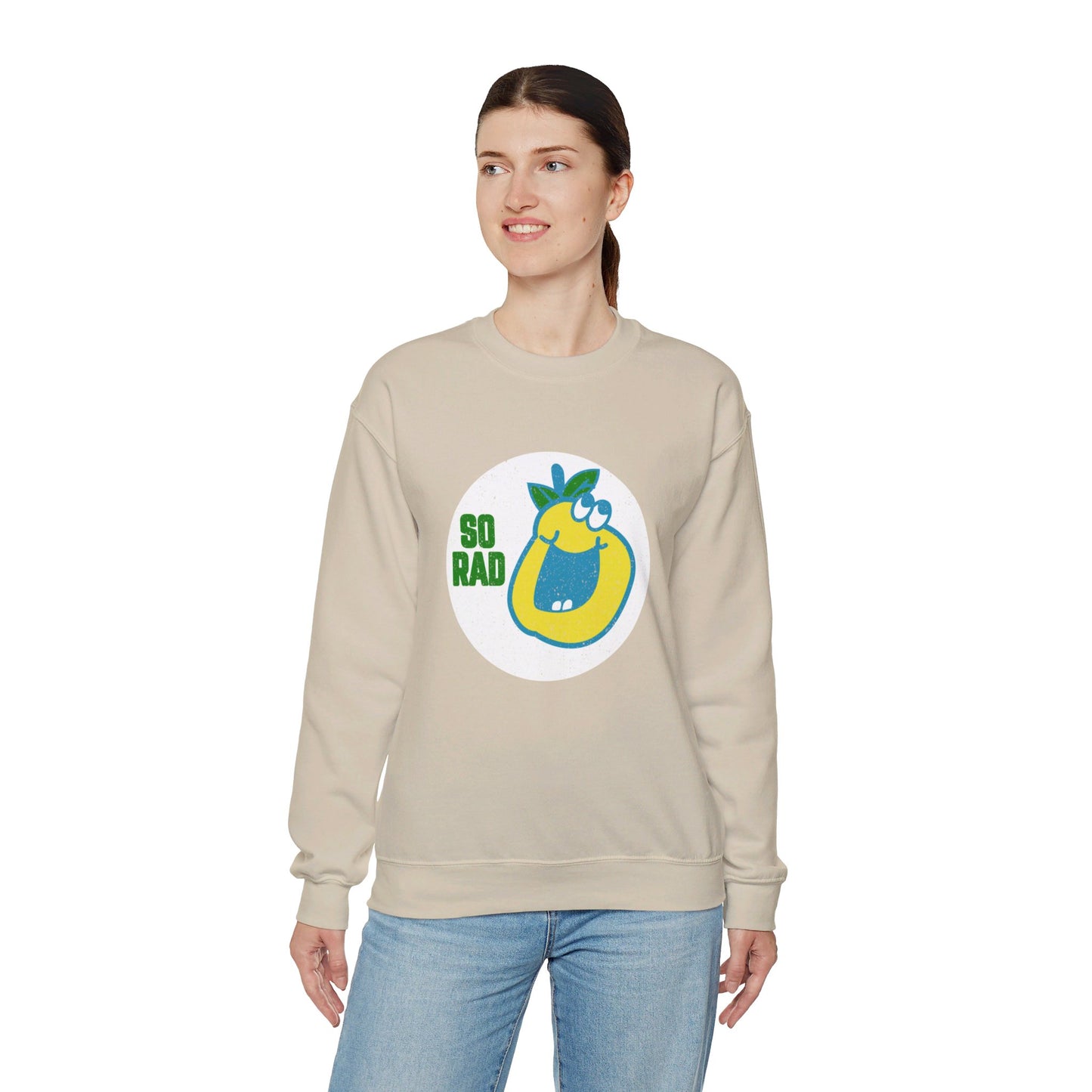 So Rad Retro Charachter Mascot Unisex Heavy Blend™ Crewneck Sweatshirt