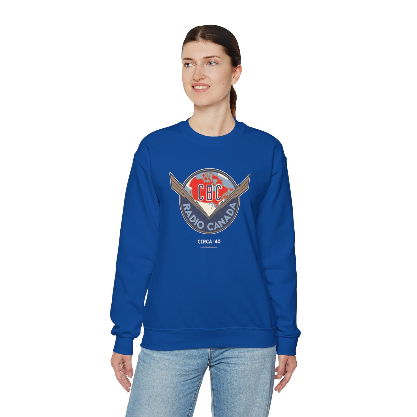 CBC 1940 Retro Logo Unisex Heavy Blend™ Crewneck Sweatshirt