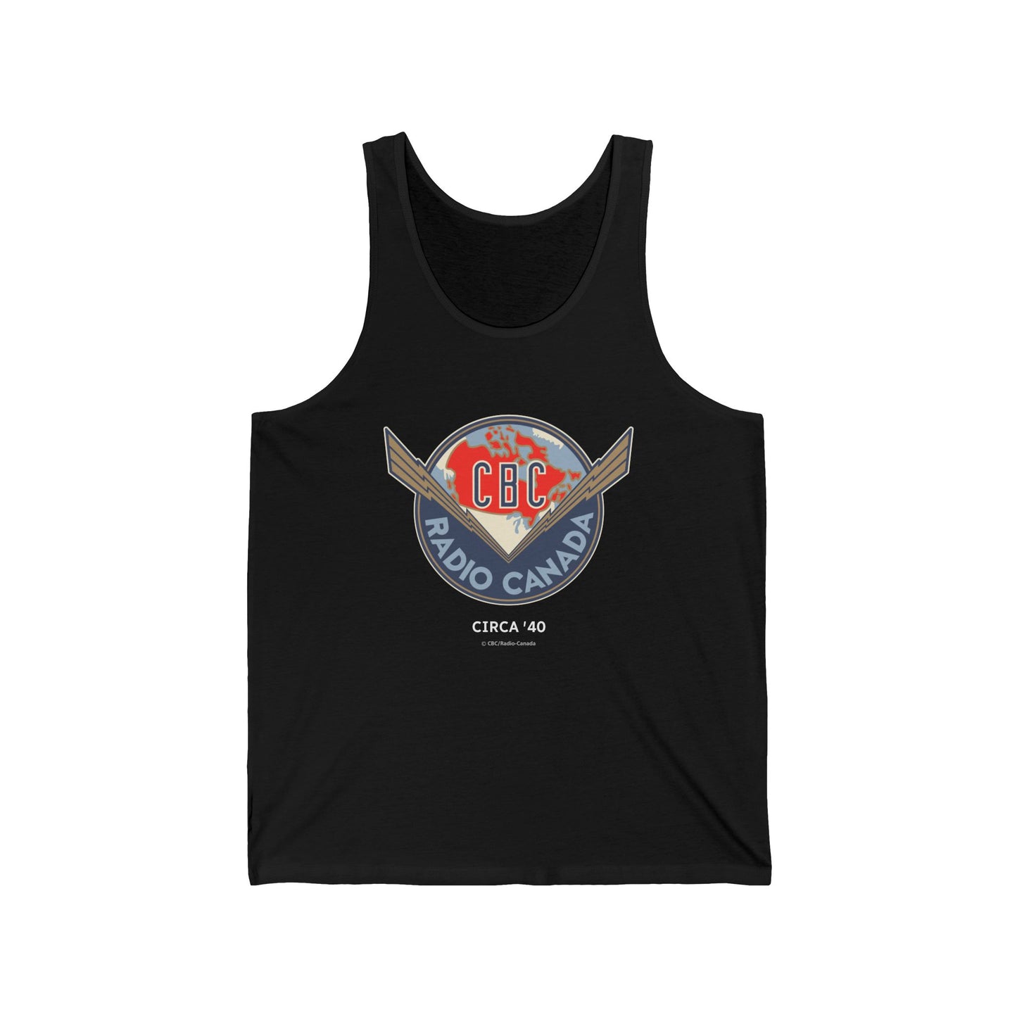 CBC 1940 Retro Logo Unisex Jersey Tank