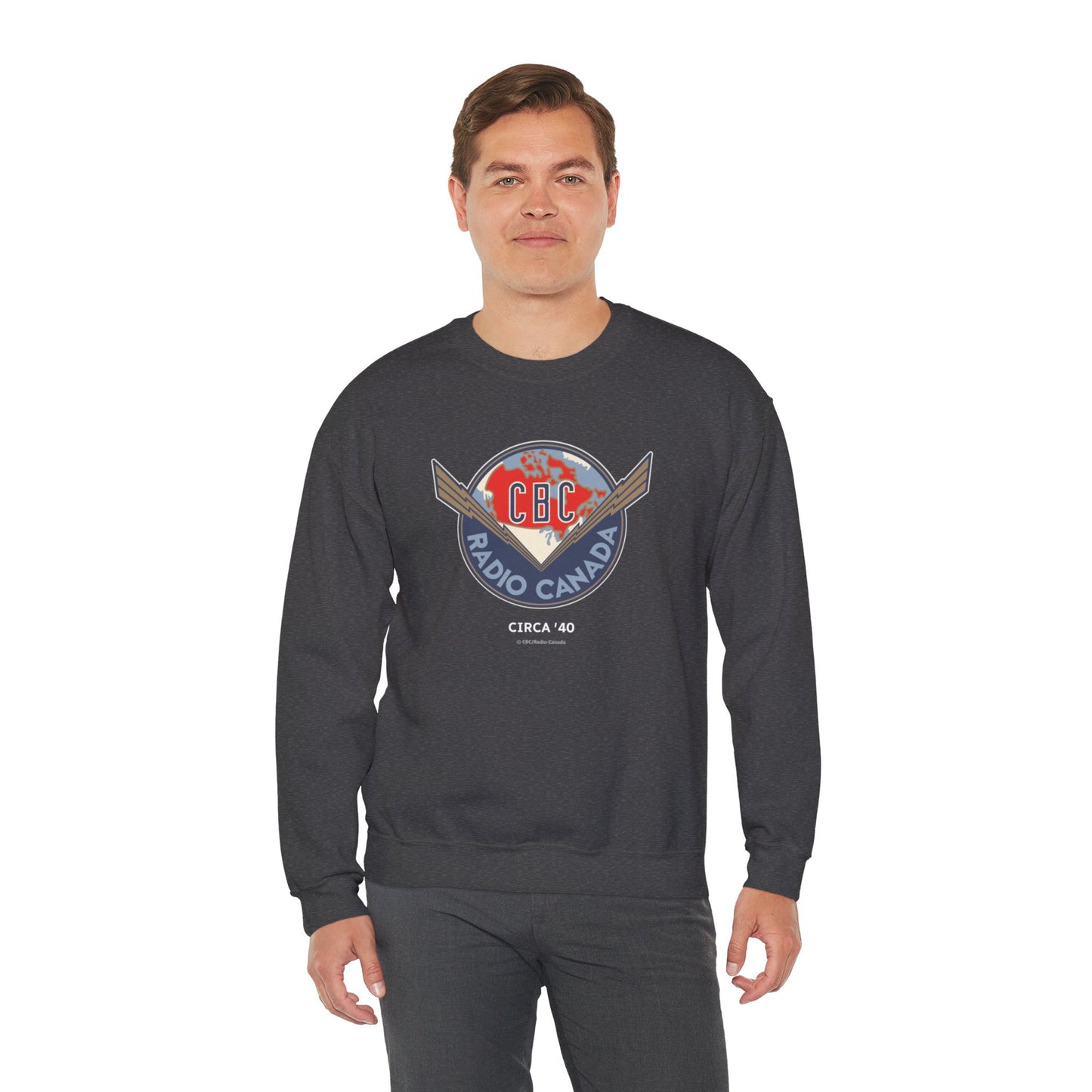 CBC 1940 Retro Logo Unisex Heavy Blend™ Crewneck Sweatshirt