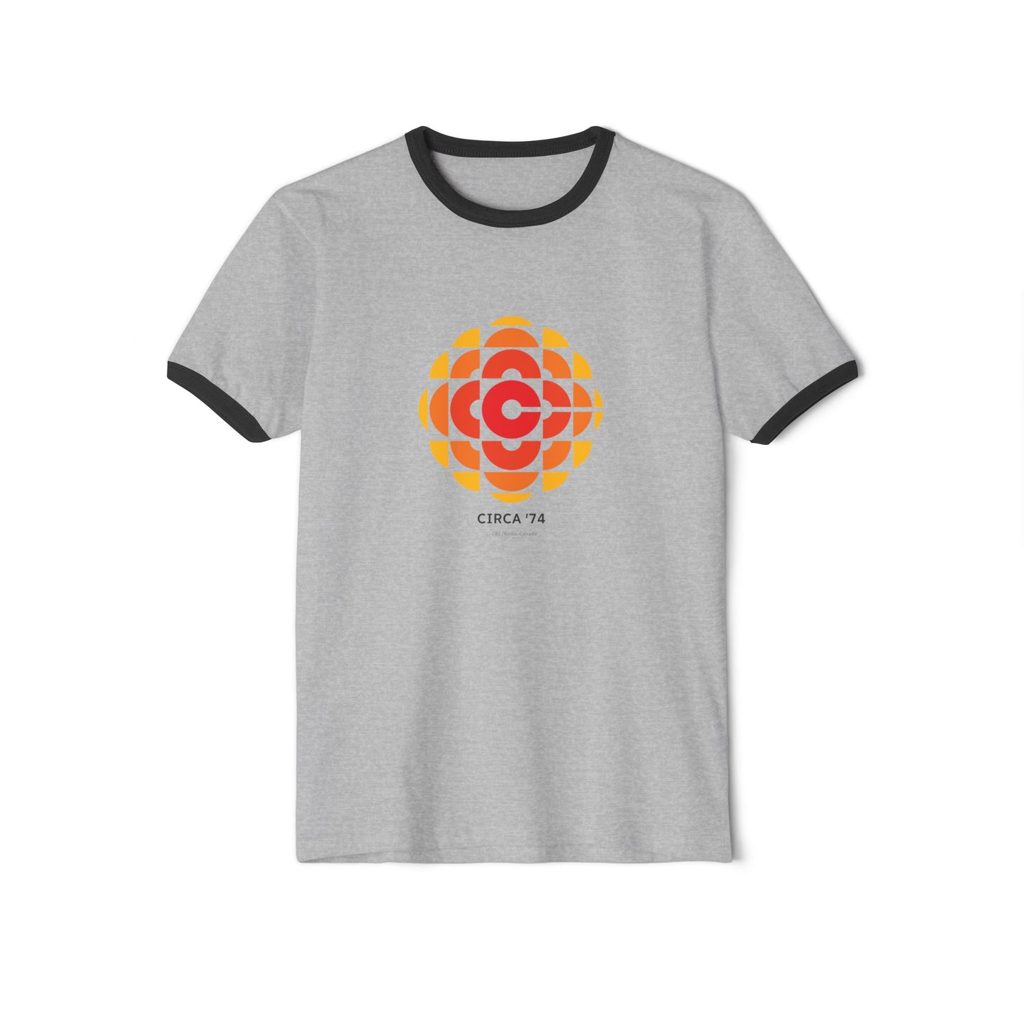 CBC 1974 Retro Logo Unisex Cotton Ringer T-Shirt