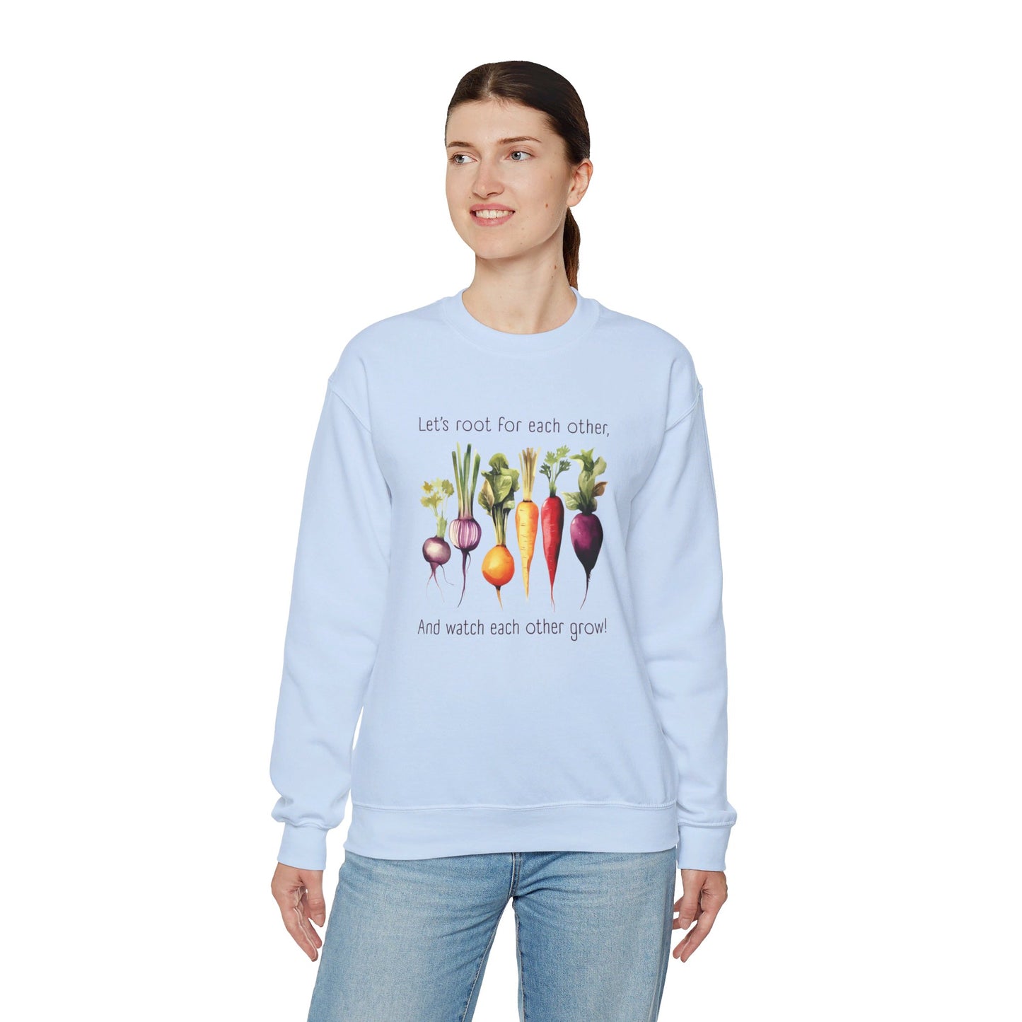 Let All Root For Each Other  Unisex Heavy Blend™ Crewneck Sweatshirt