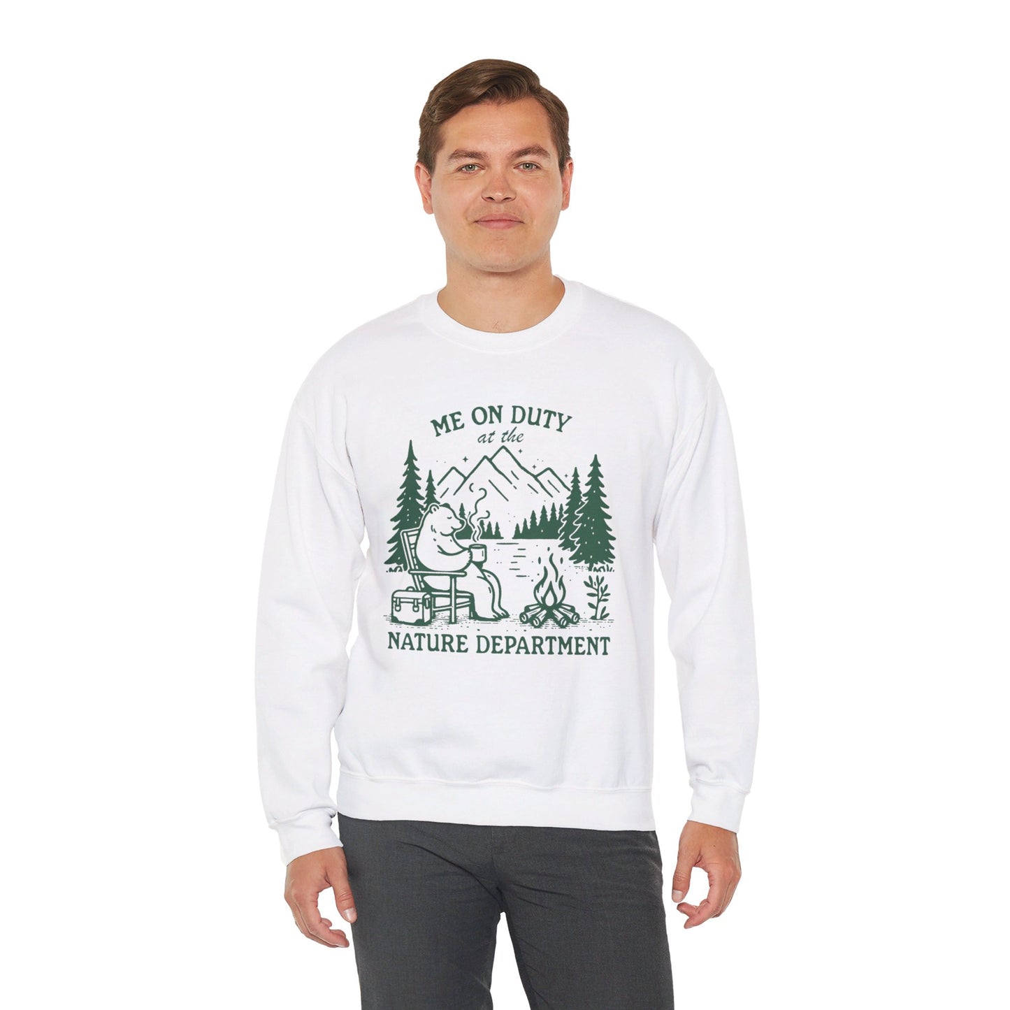 On Duty Nature Department Unisex Heavy Blend™ Crewneck Sweatshirt