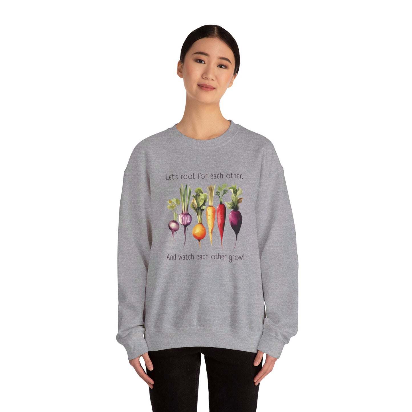 Let All Root For Each Other  Unisex Heavy Blend™ Crewneck Sweatshirt