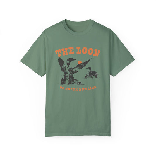 The Loon Of North America Unisex Garment-Dyed T-shirt