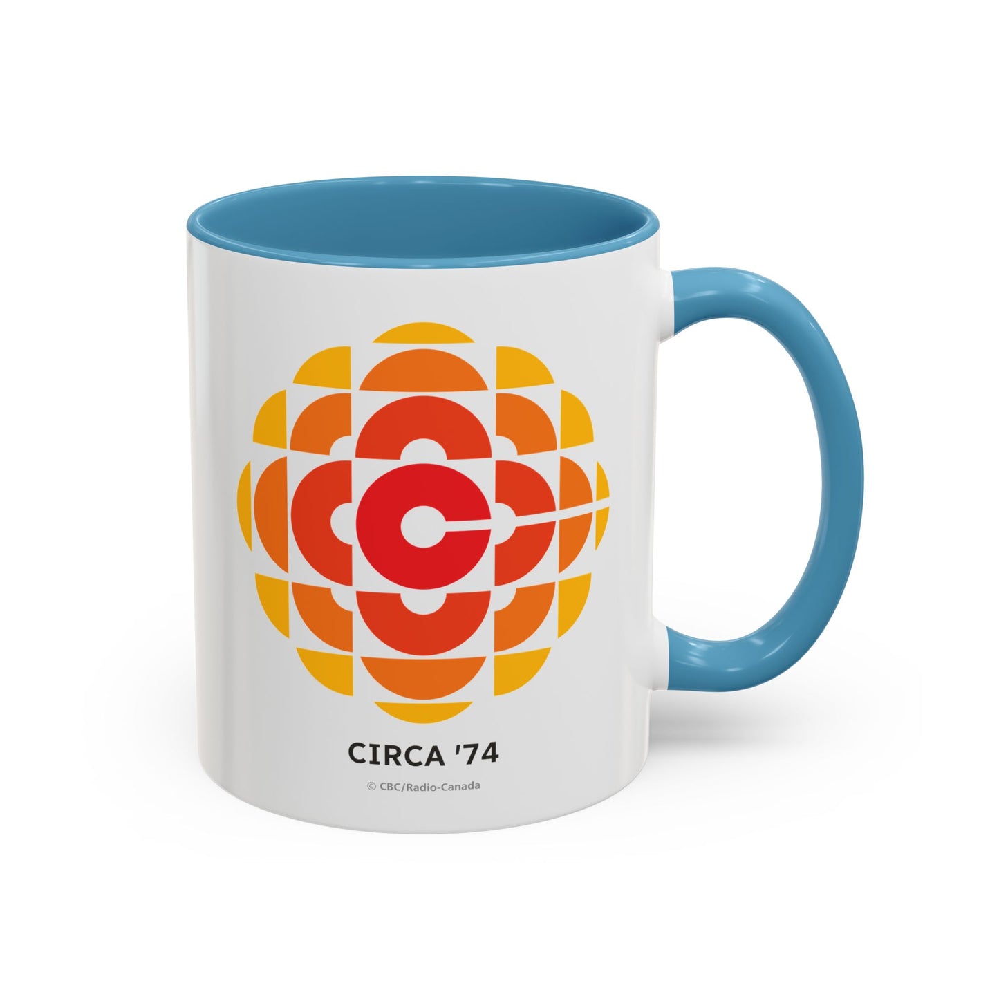 CBC 1974 Logo Accent Coffee Mug (11, 15oz)