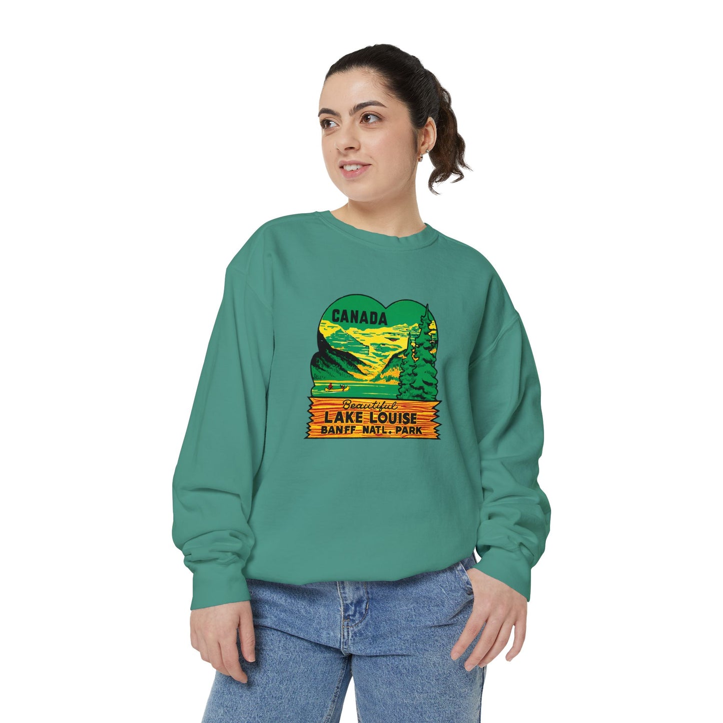 Canada Lake Louise Unisex Garment-Dyed Sweatshirt