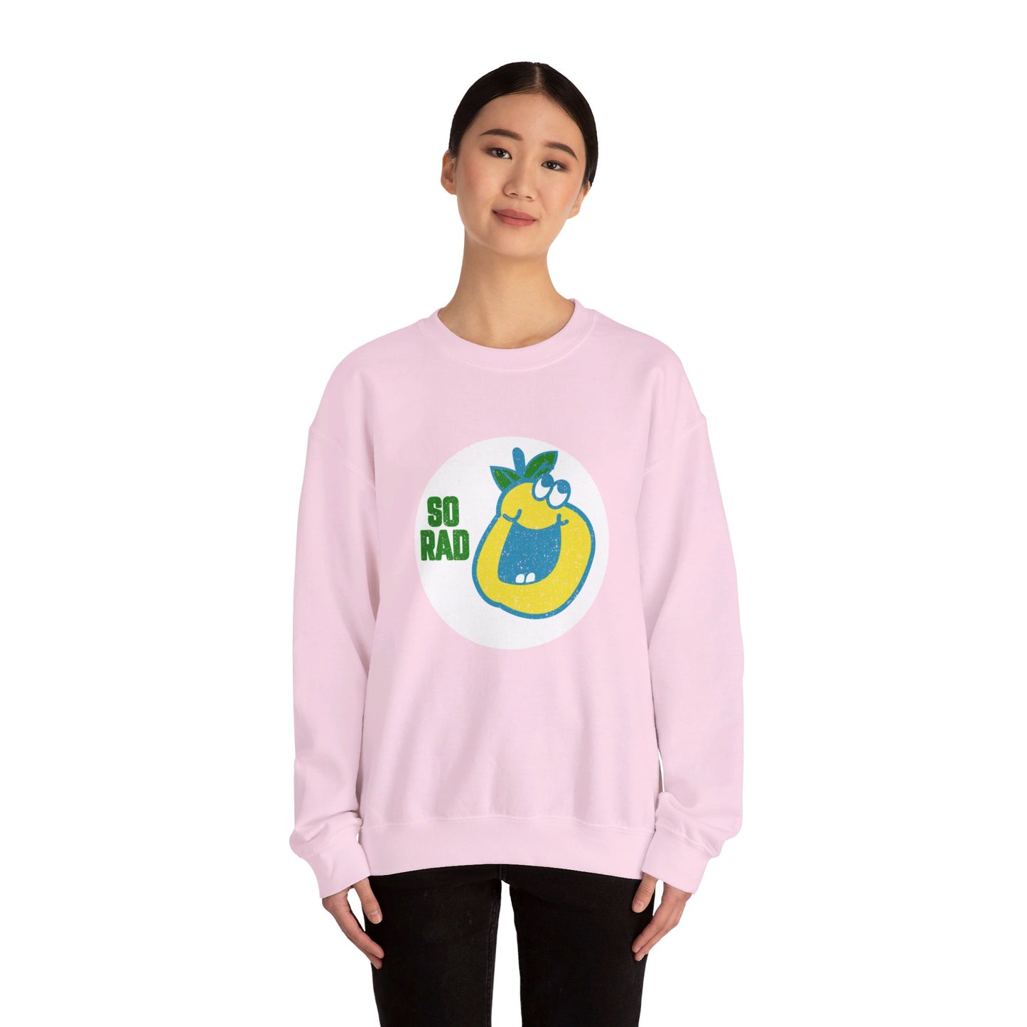 So Rad Retro Charachter Mascot Unisex Heavy Blend™ Crewneck Sweatshirt