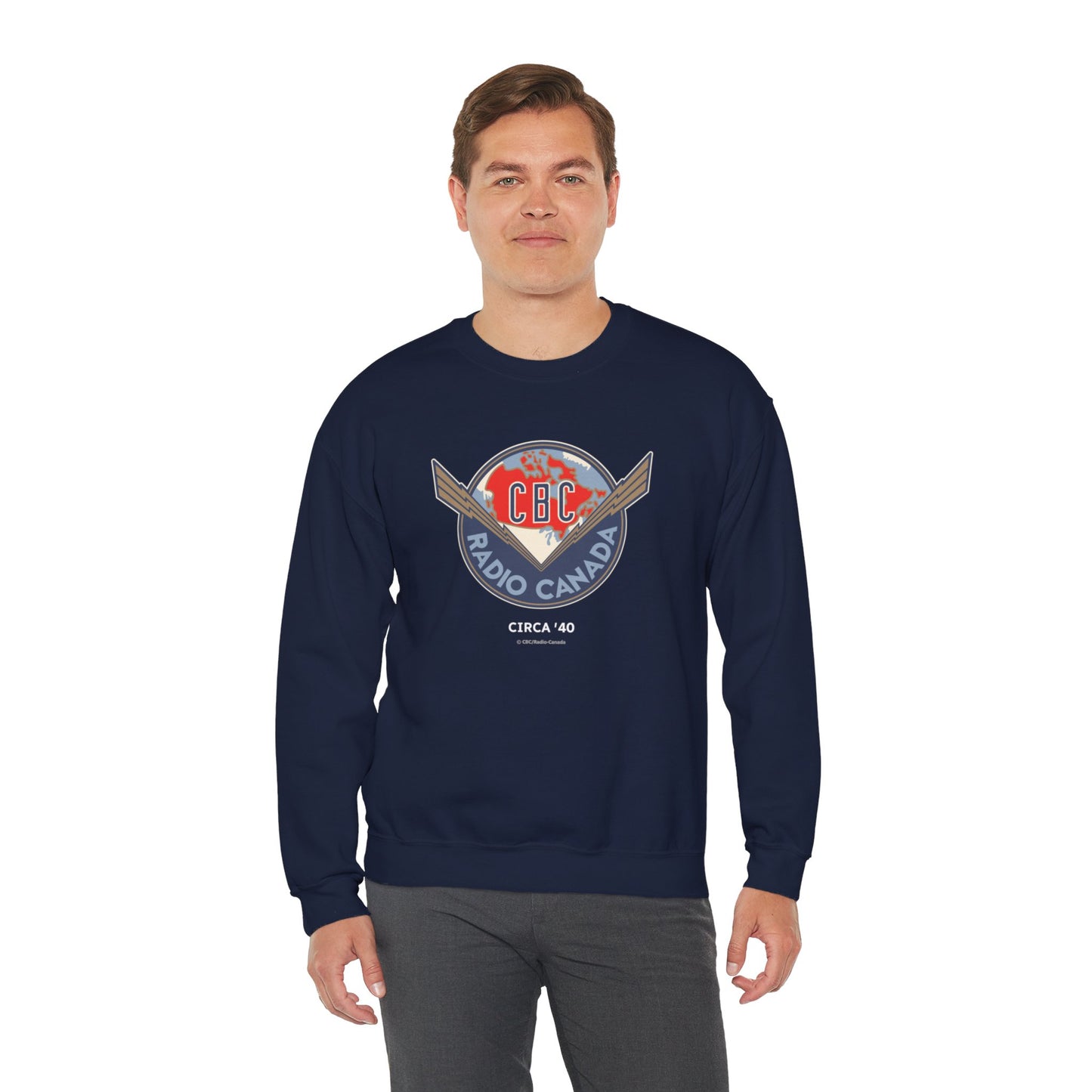 CBC 1940 Retro Logo Unisex Heavy Blend™ Crewneck Sweatshirt