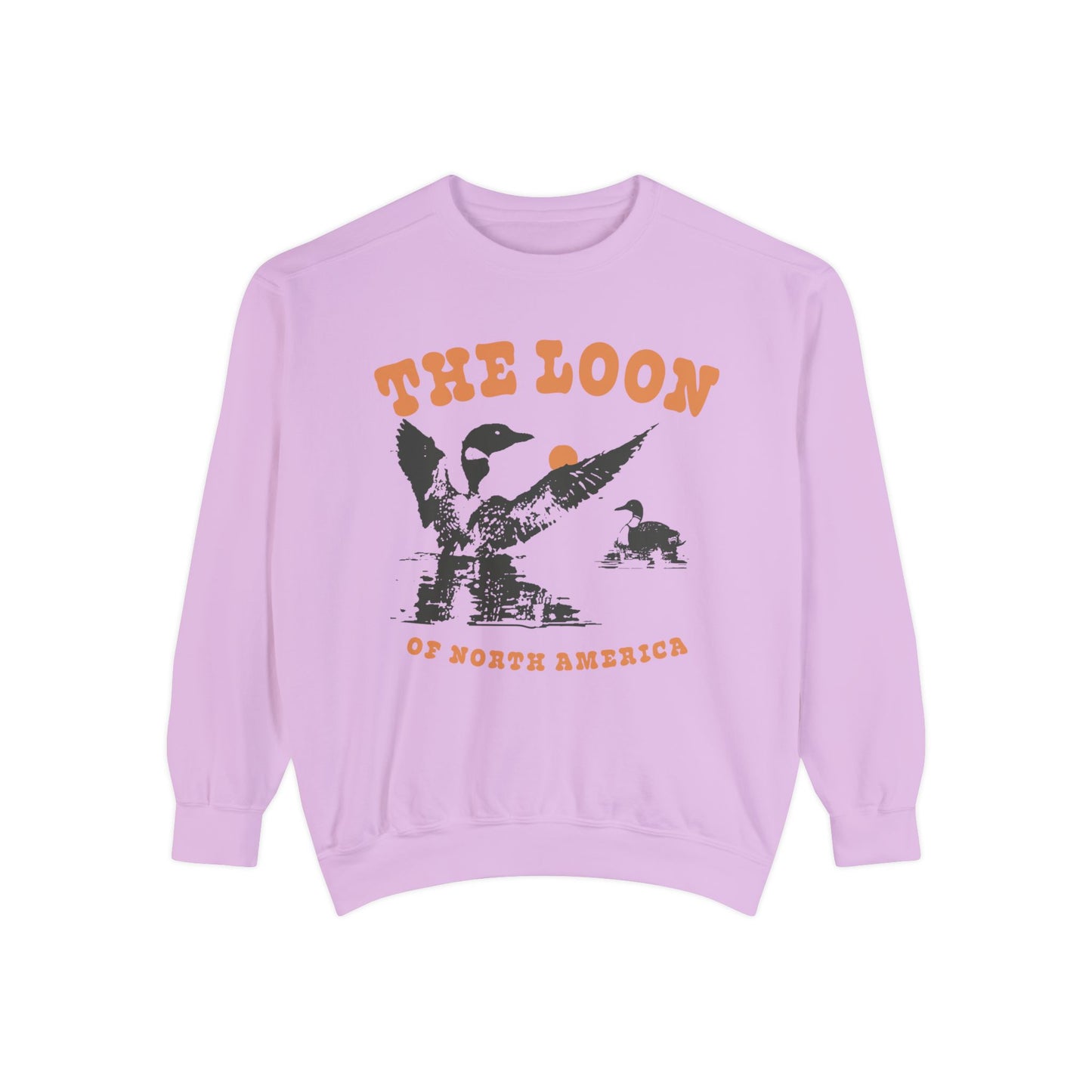 The Loon Of North America Unisex Garment-Dyed Sweatshirt