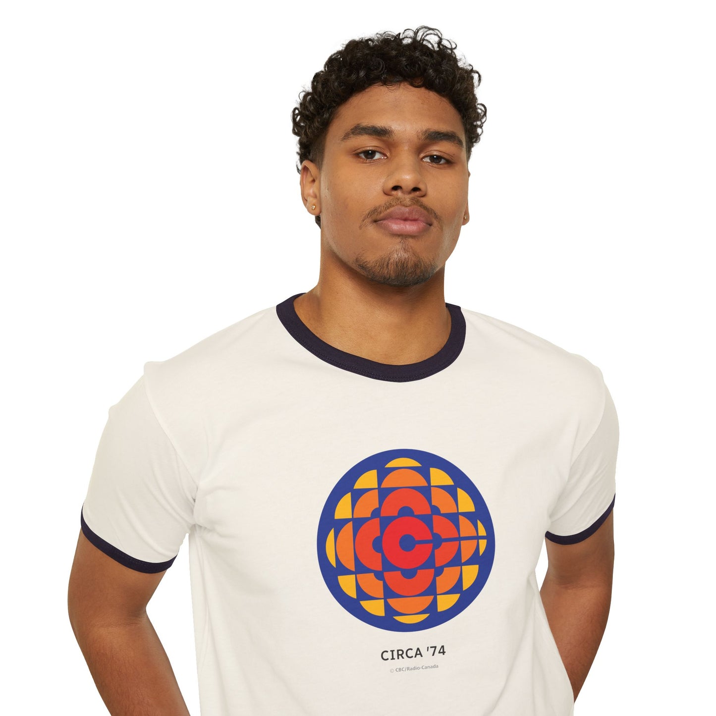 Copy of CBC 1974 Retro Logo Unisex Cotton Ringer T-Shirt