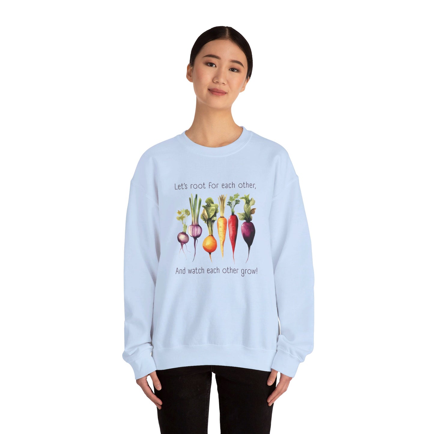 Let All Root For Each Other  Unisex Heavy Blend™ Crewneck Sweatshirt