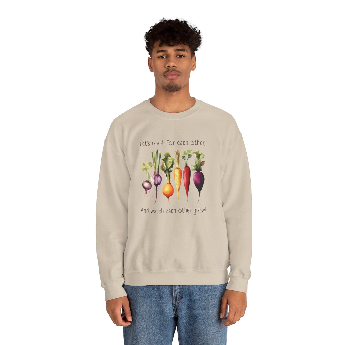 Let All Root For Each Other  Unisex Heavy Blend™ Crewneck Sweatshirt