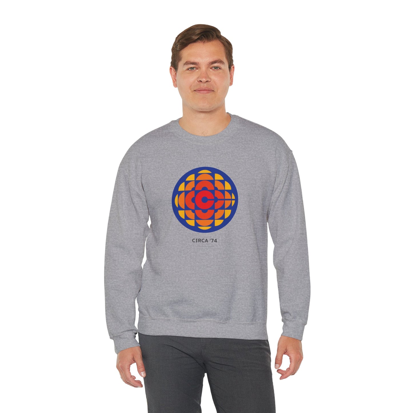 CBC 1974 Retro Logo Unisex Heavy Blend™ Crewneck Sweatshirt