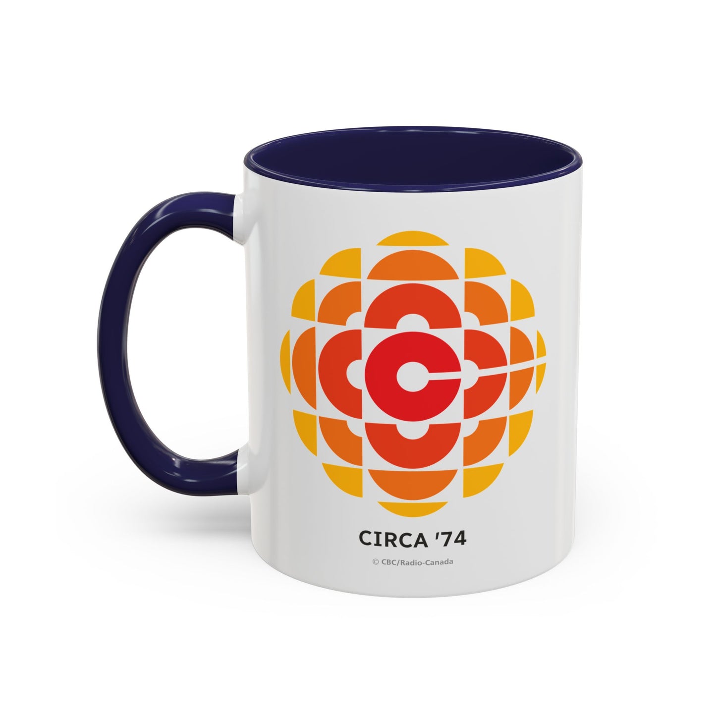 CBC 1974 Logo Accent Coffee Mug (11, 15oz)