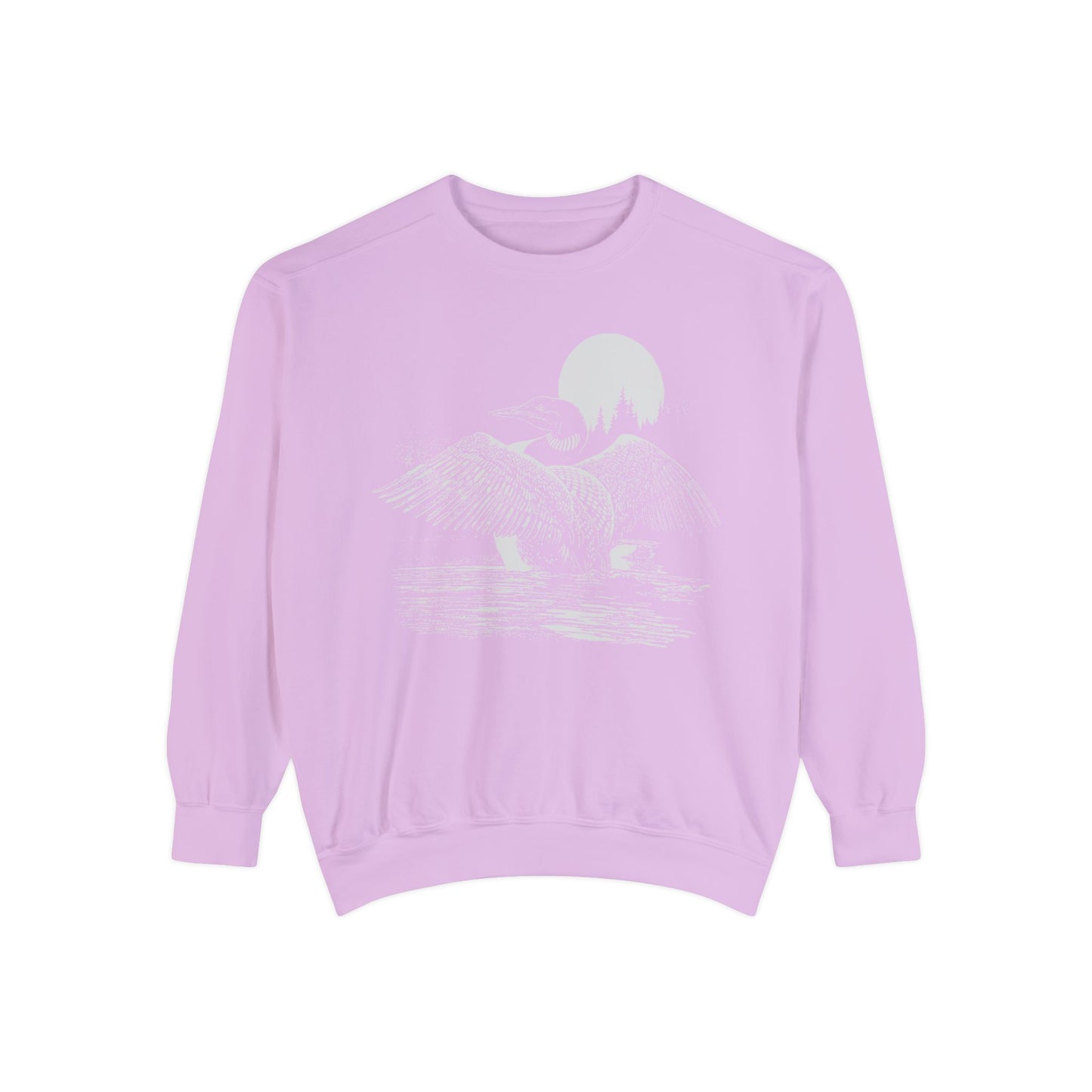 The Loon Of North America Unisex Garment-Dyed Sweatshirt