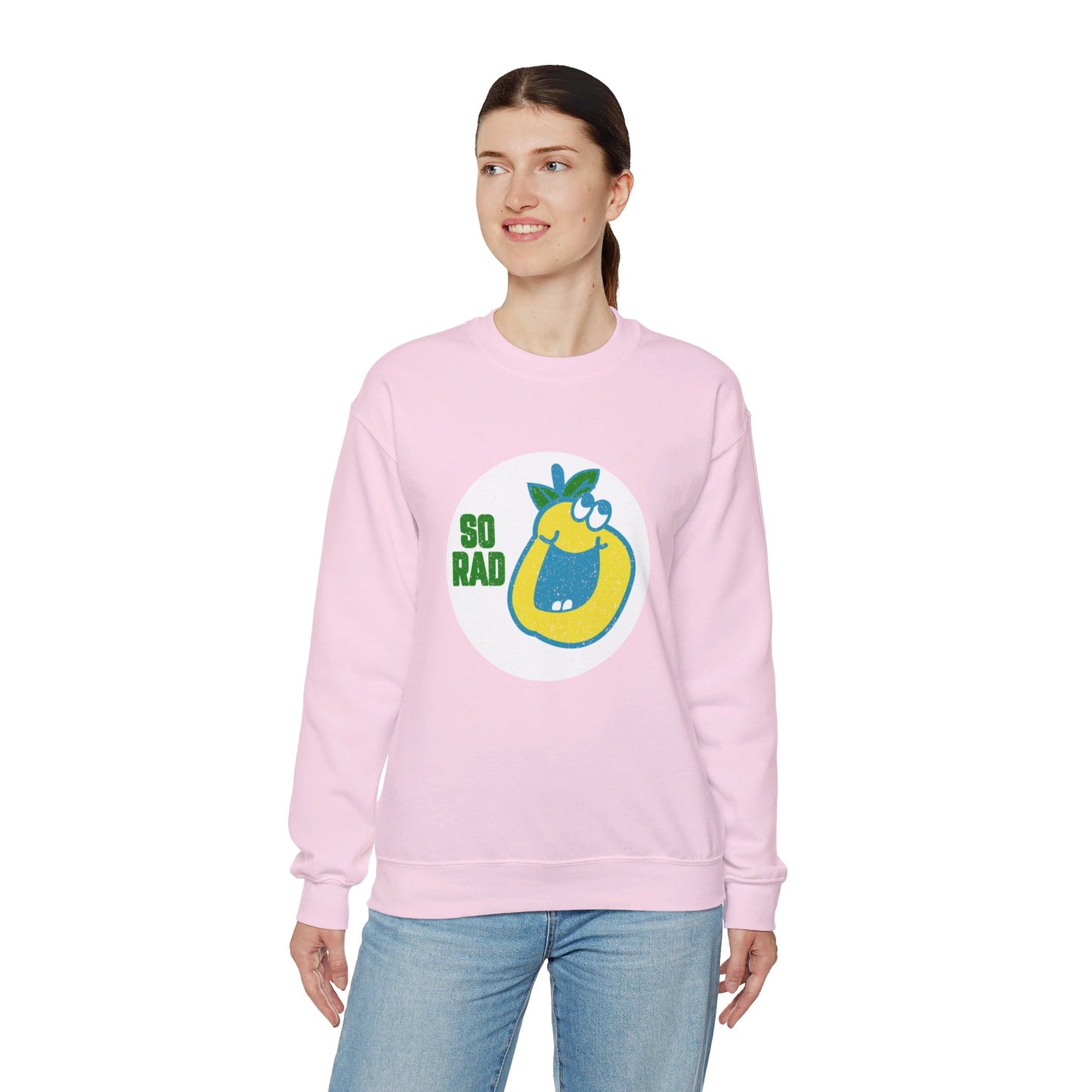 So Rad Retro Charachter Mascot Unisex Heavy Blend™ Crewneck Sweatshirt