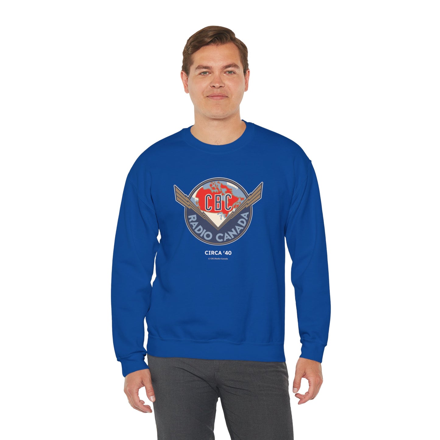 CBC 1940 Retro Logo Unisex Heavy Blend™ Crewneck Sweatshirt