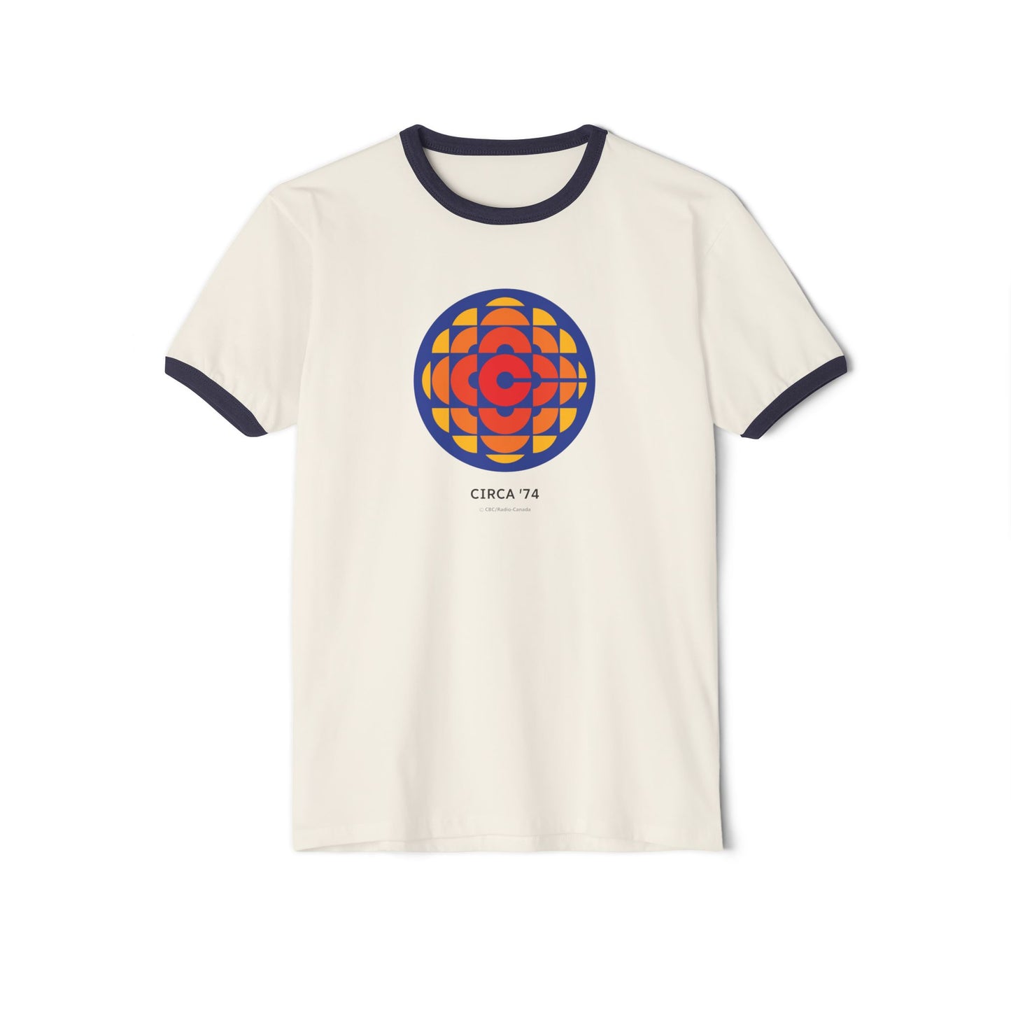 Copy of CBC 1974 Retro Logo Unisex Cotton Ringer T-Shirt