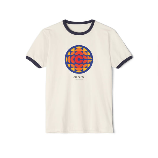 Copy of CBC 1974 Retro Logo Unisex Cotton Ringer T-Shirt